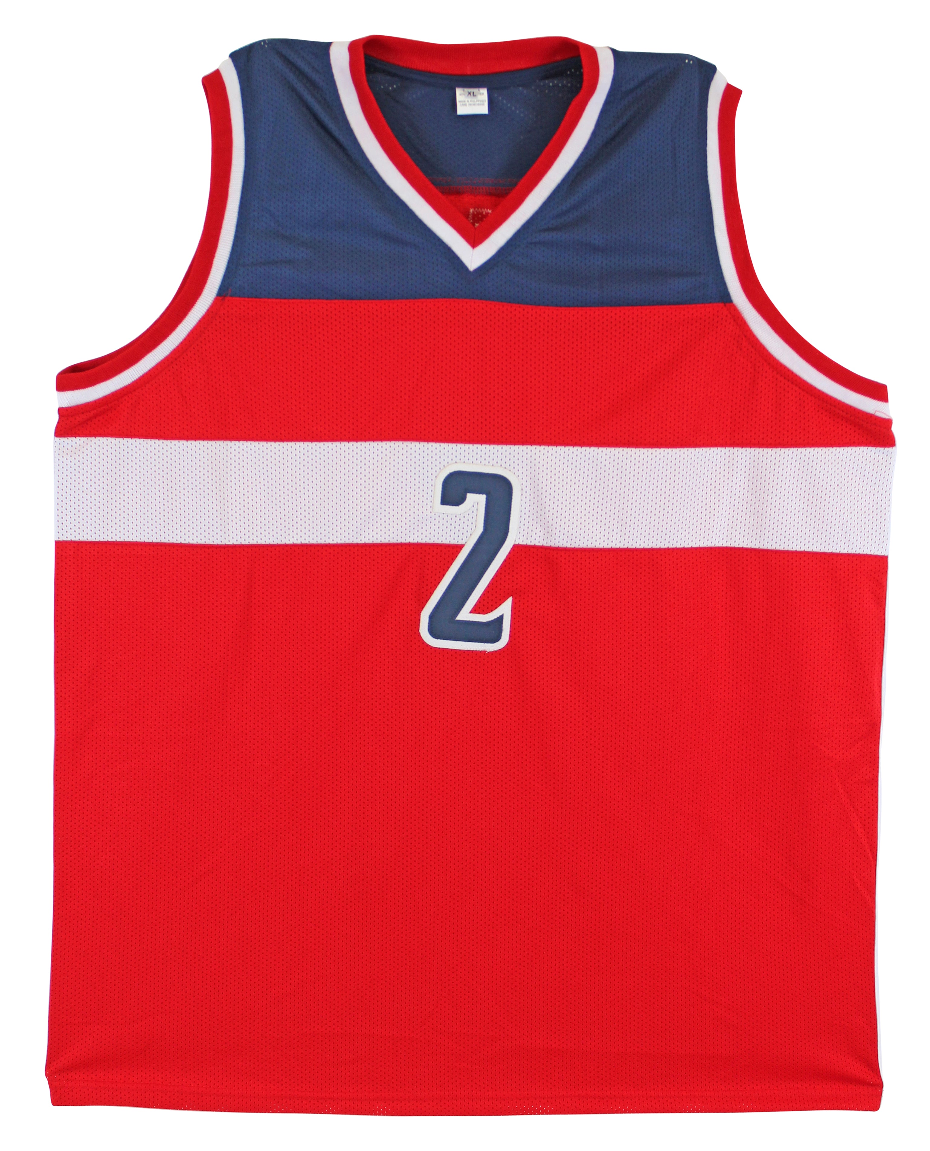 John Wall Authentic Signed Red Pro Style Jersey Autographed JSA Witness