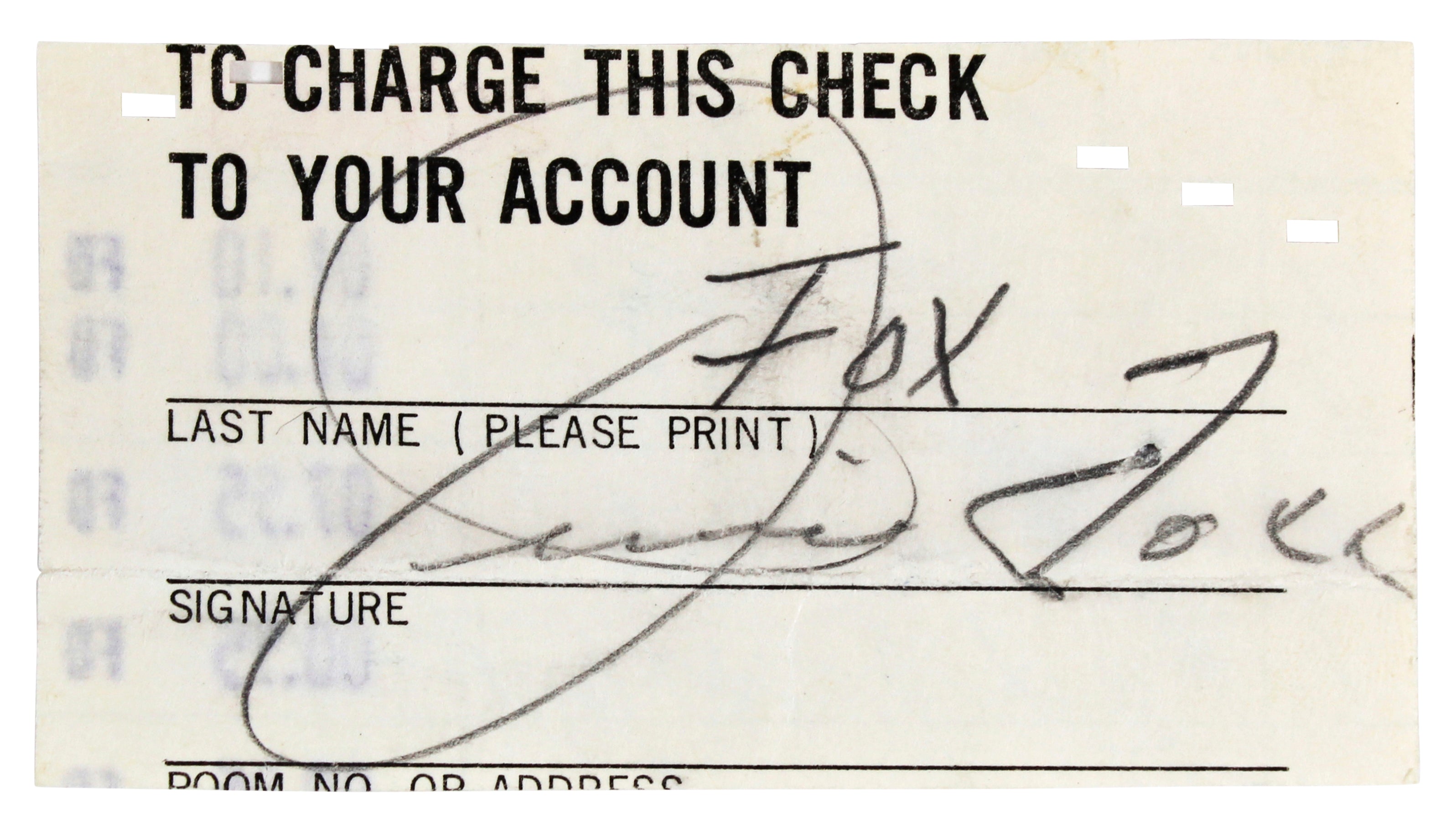Red Sox Jimmie Foxx Authentic Signed 1.85x3.25 Cut Signature JSA #BB36699