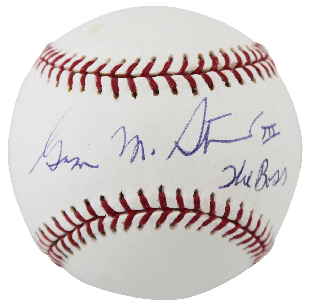 Yankees George Steinbrenner "The Boss" Authentic Signed Oml Baseball PSA #F69569