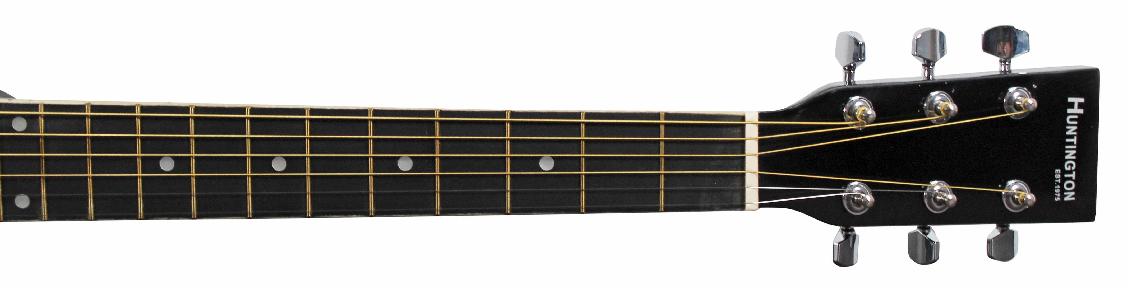 Mick Jagger Rolling Stones Authentic Signed Natural Acoustic Guitar BAS #A78557