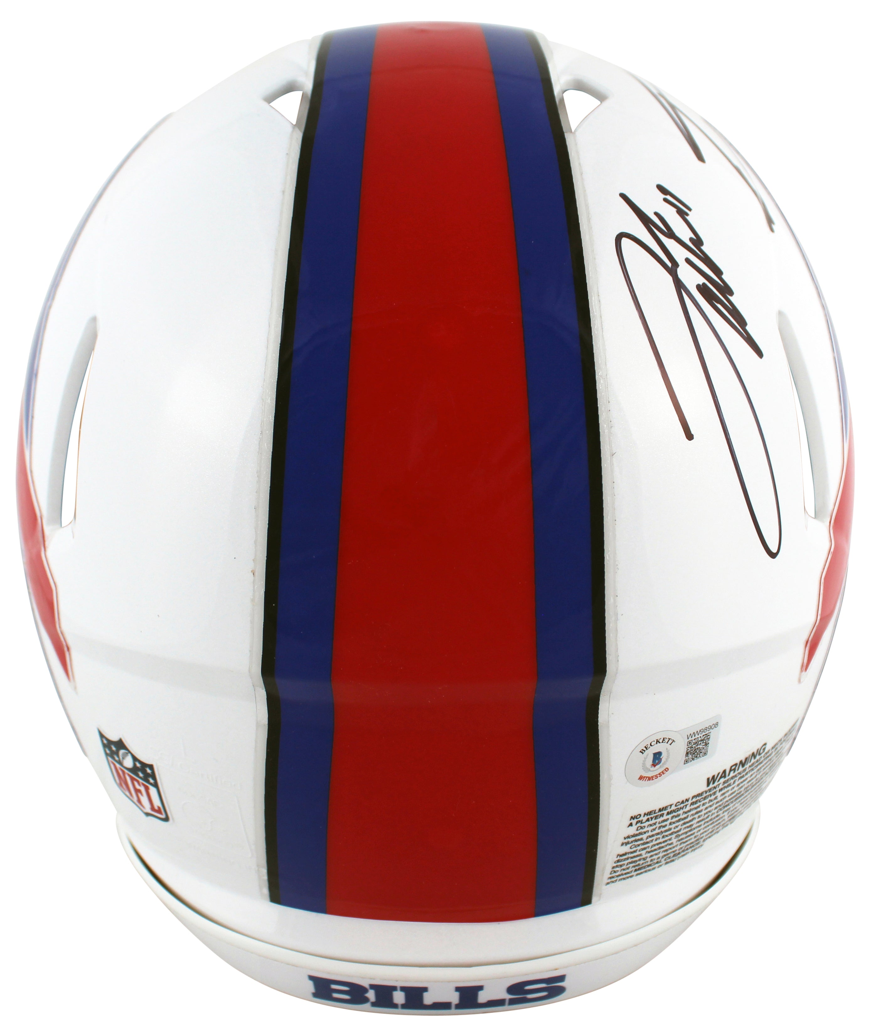 Bills Josh Allen & Stefon Diggs Signed Full Size Speed Proline Helmet BAS Wit