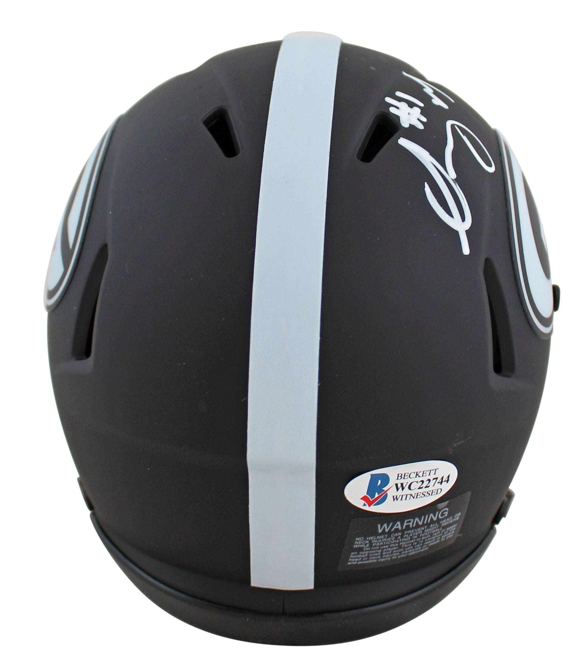 Georgia Sony Michel Authentic Signed Eclipse Speed Mini Helmet BAS Witnessed