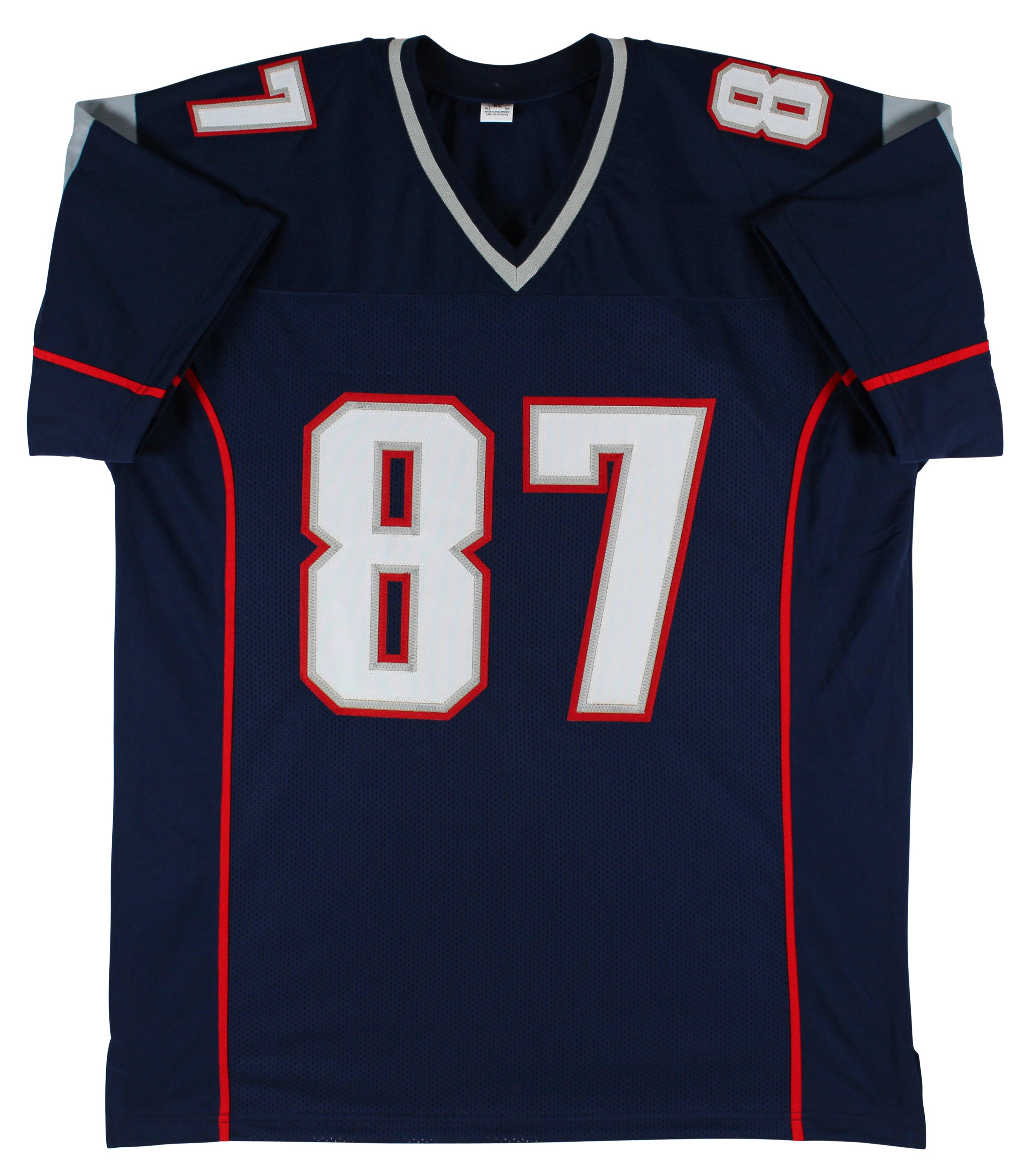 Rob Gronkowski Authentic Signed Navy Blue Pro Style Jersey BAS Witnessed