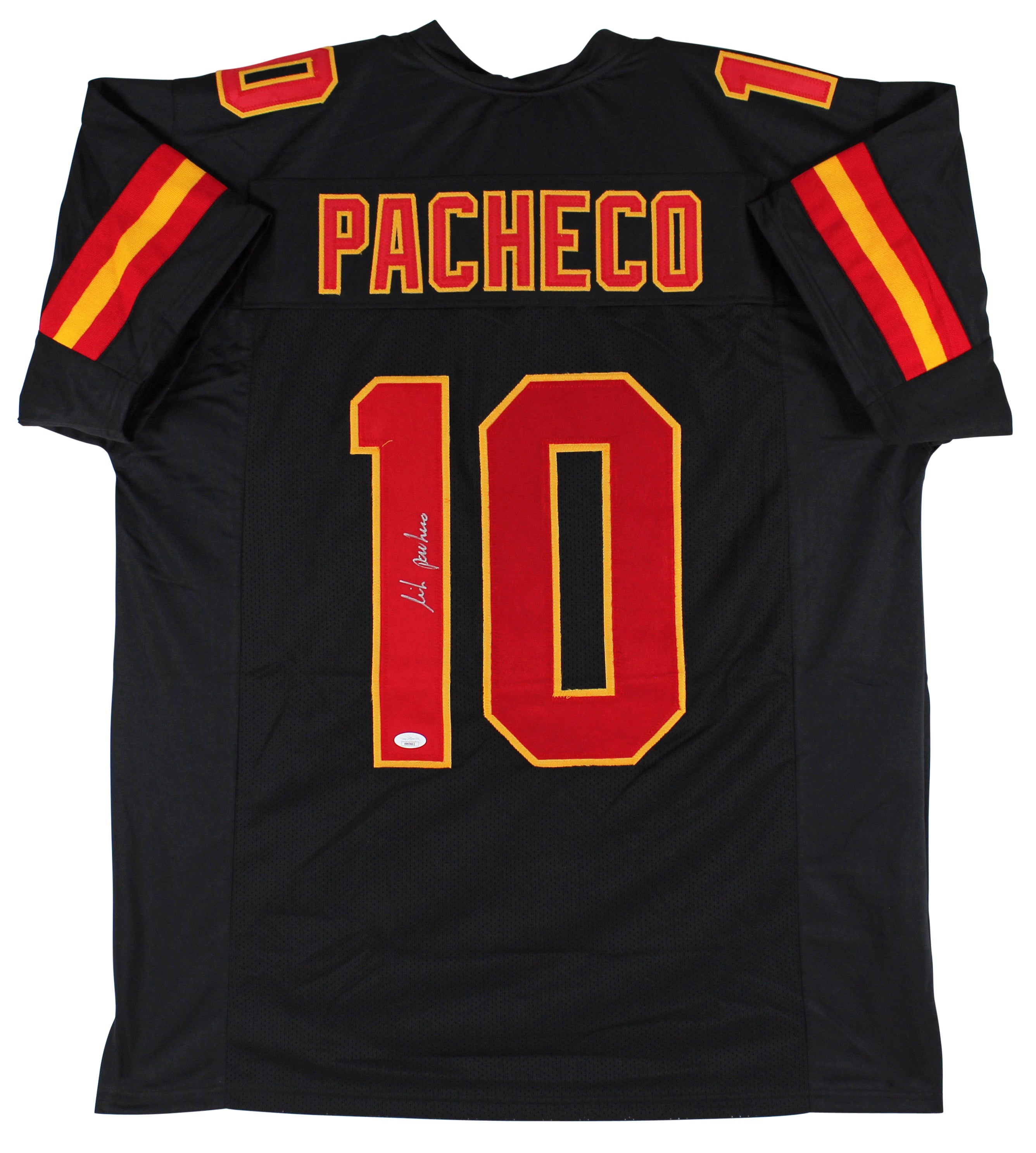Isiah Pacheco Authentic Signed Black Pro Style Jersey Autographed JSA