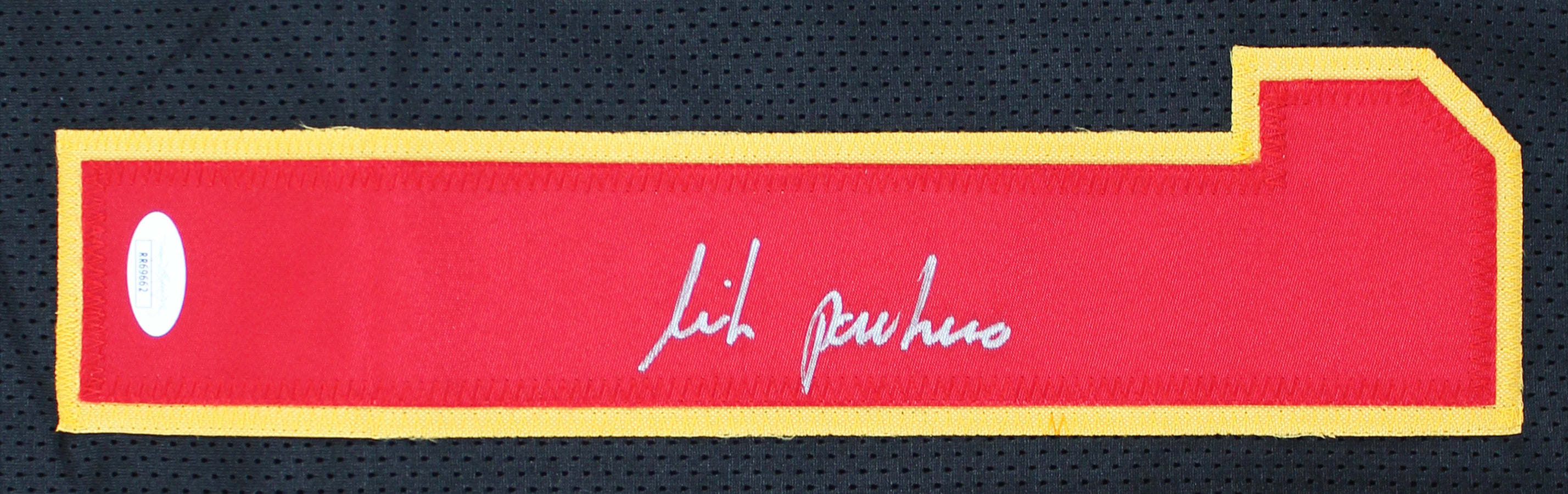 Isiah Pacheco Authentic Signed Black Pro Style Jersey Autographed JSA