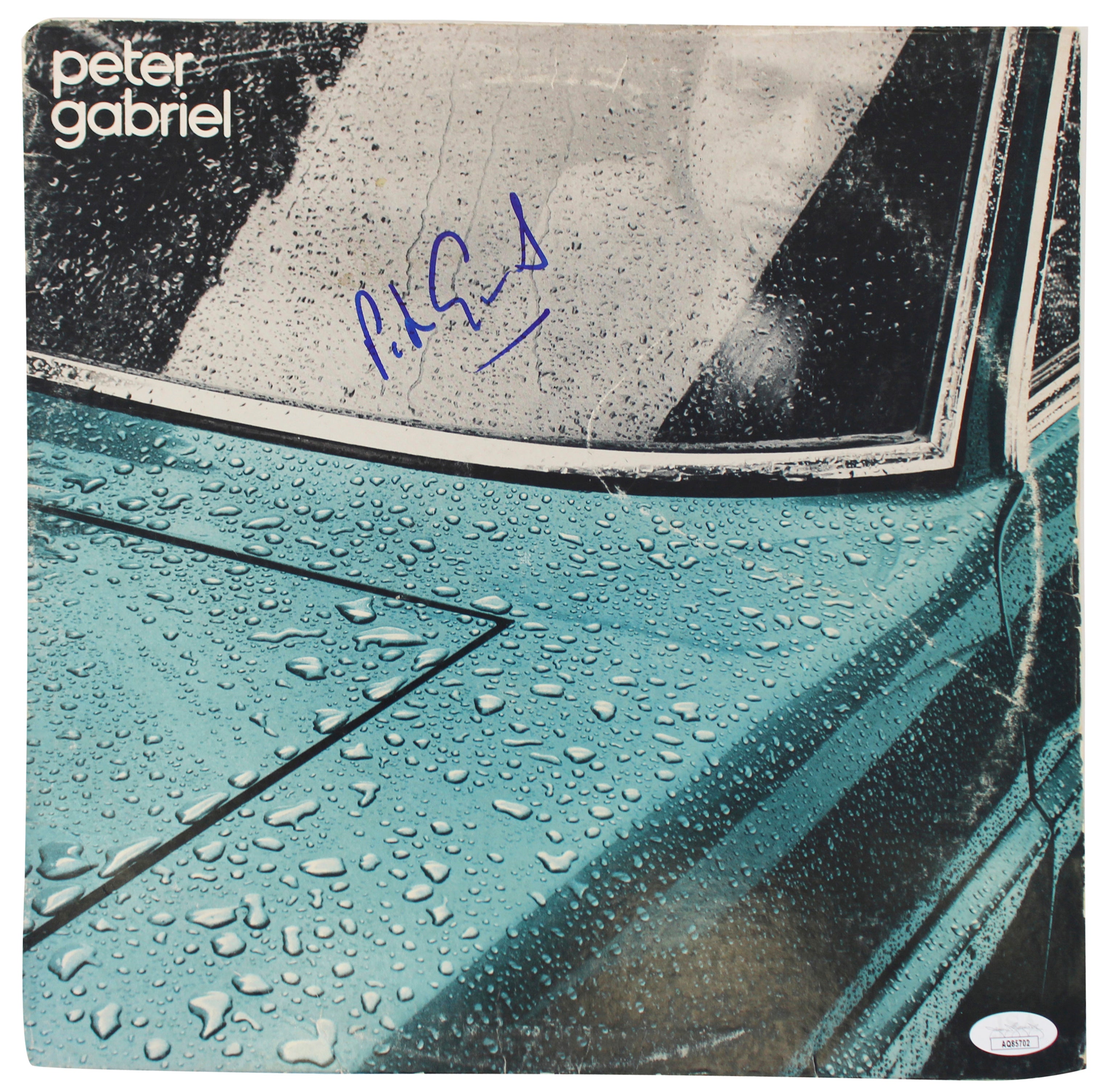 Peter Gabriel Authentic Signed Self Titled Album Cover Autographed JSA #AQ85702