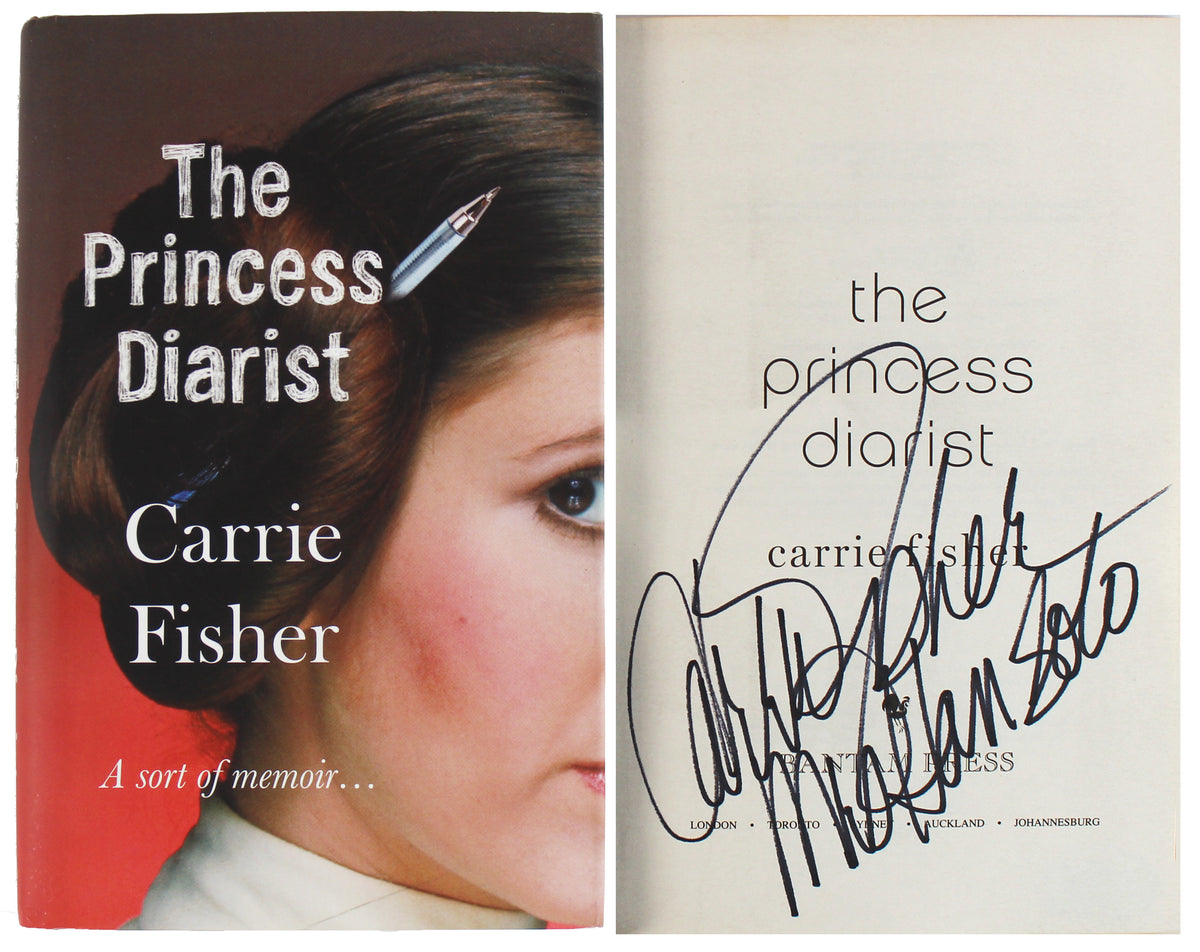 Carrie Fisher "Mrs. Han Solo" Signed 1st Edition Hard Cover Book BAS #AB77862