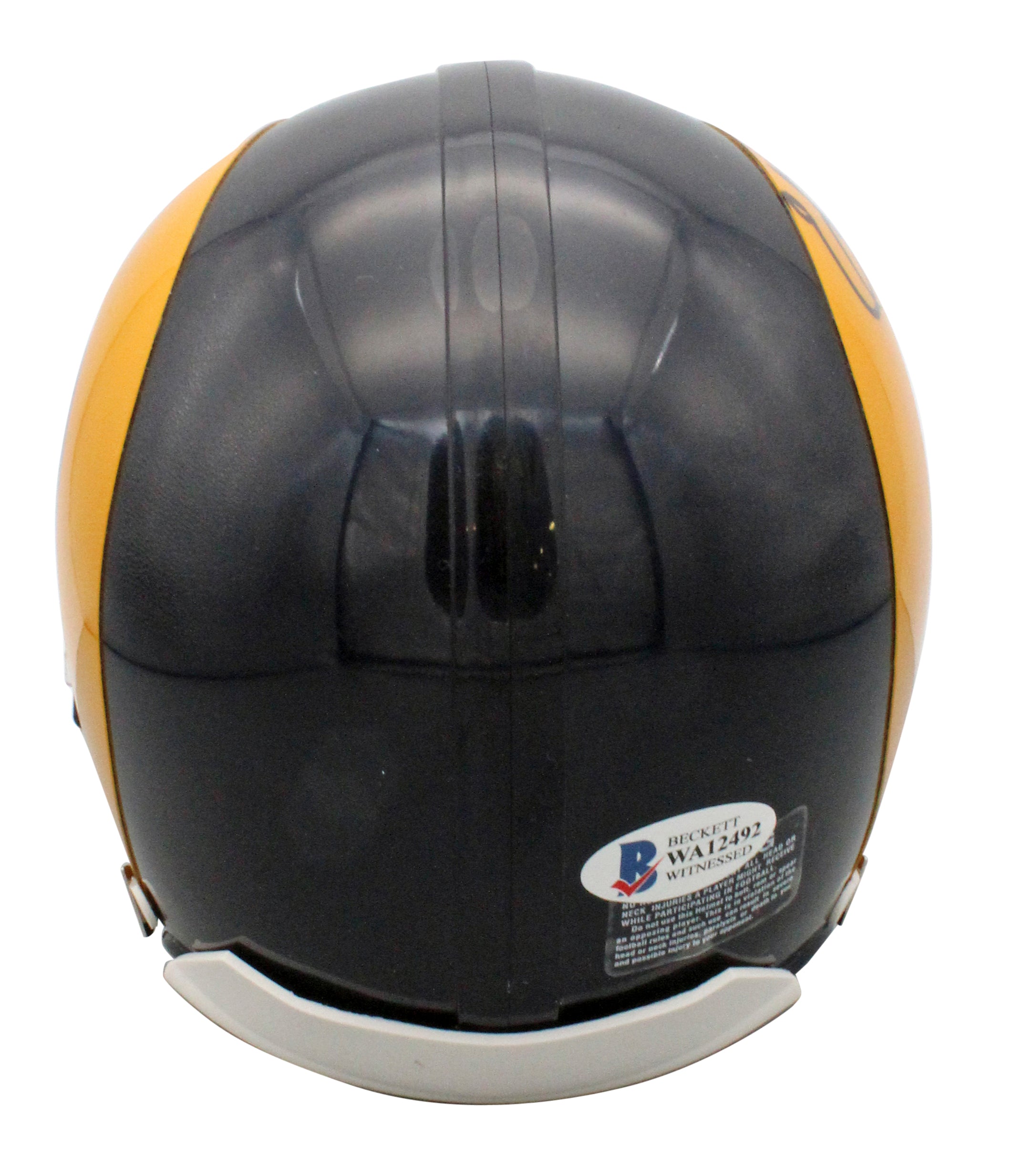 Rams Eric Dickerson HOF 99 Authentic Signed Mini Helmet BAS Witnessed