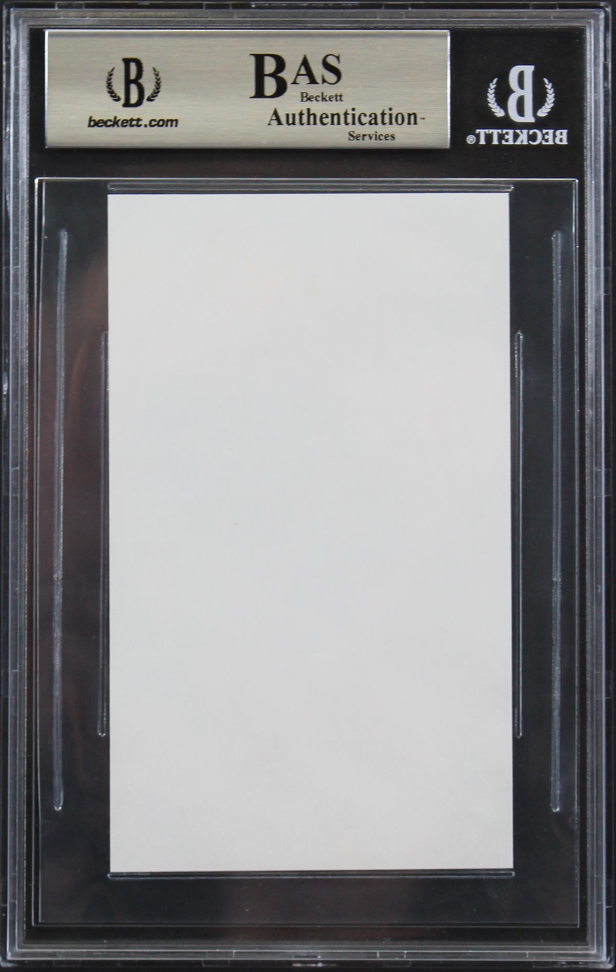 Harrison Ford Star Wars Authentic Signed 3x5 Cut Signature BAS Slabbed