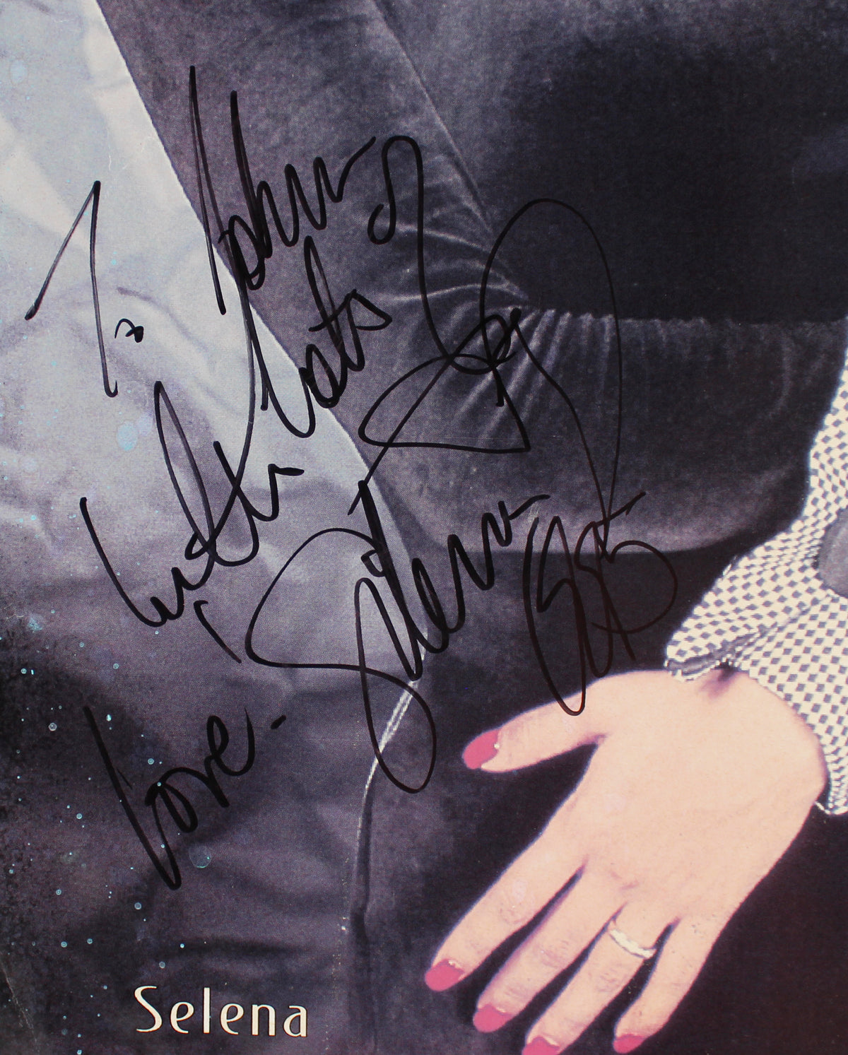 Selena Quintanilla "Lots Of Love" Signed 1995 Houston Rodeo Poster BAS #AB77867