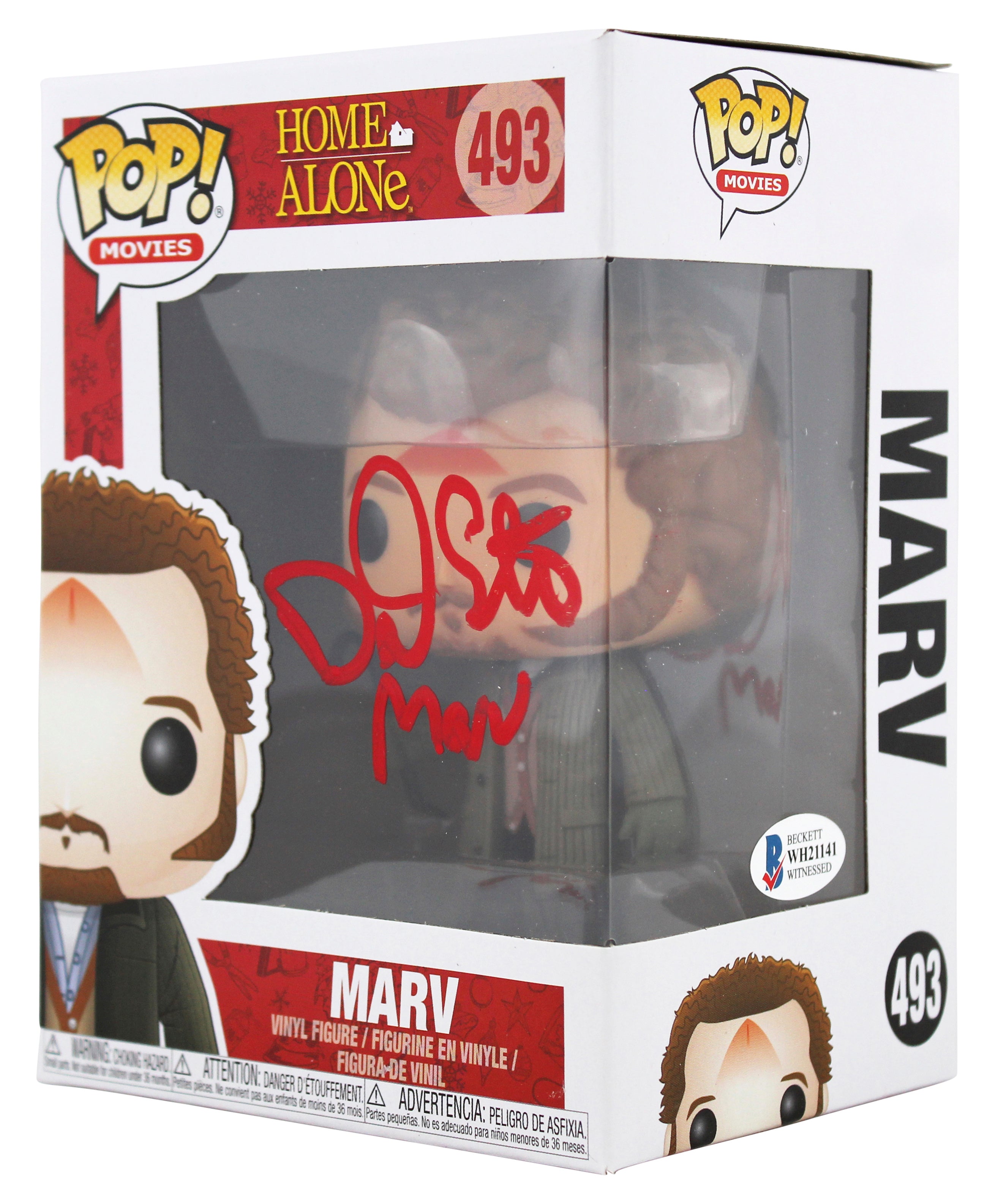 Daniel Stern Home Alone Signed Marv #493 Funko Pop Vinyl Figure BAS #WH21141
