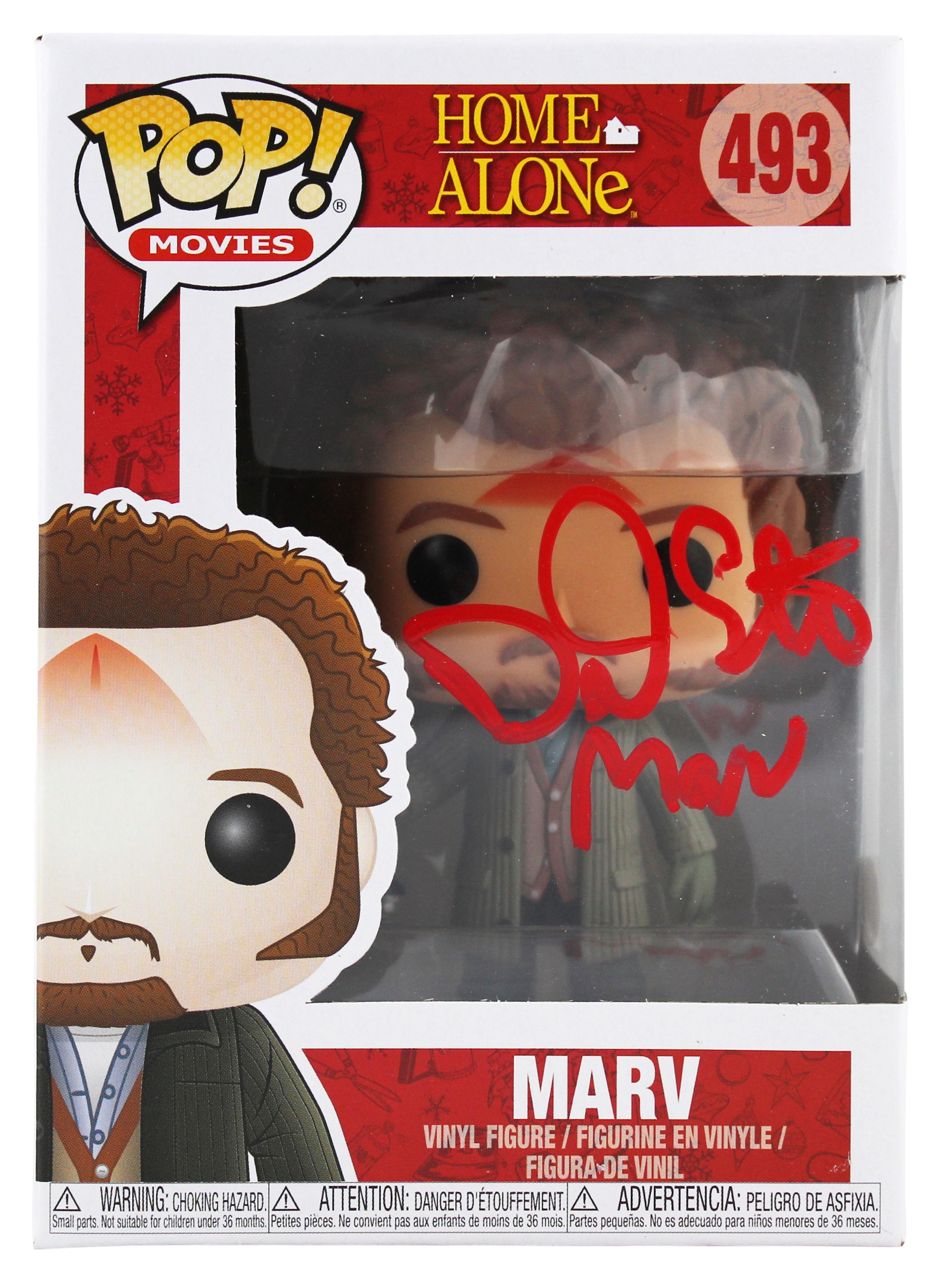 Daniel Stern Home Alone Signed Marv #493 Funko Pop Vinyl Figure BAS #WH21141