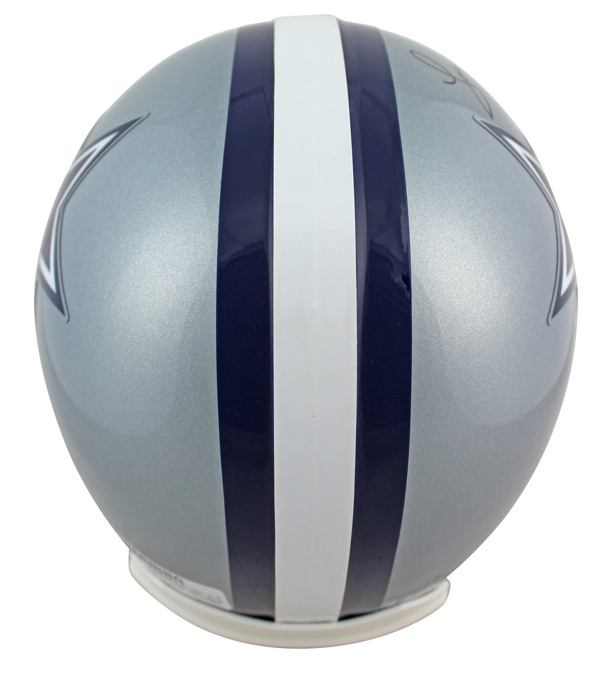 Cowboys Tony Dorsett Authentic Signed Silver Full Size Rep Helmet BAS