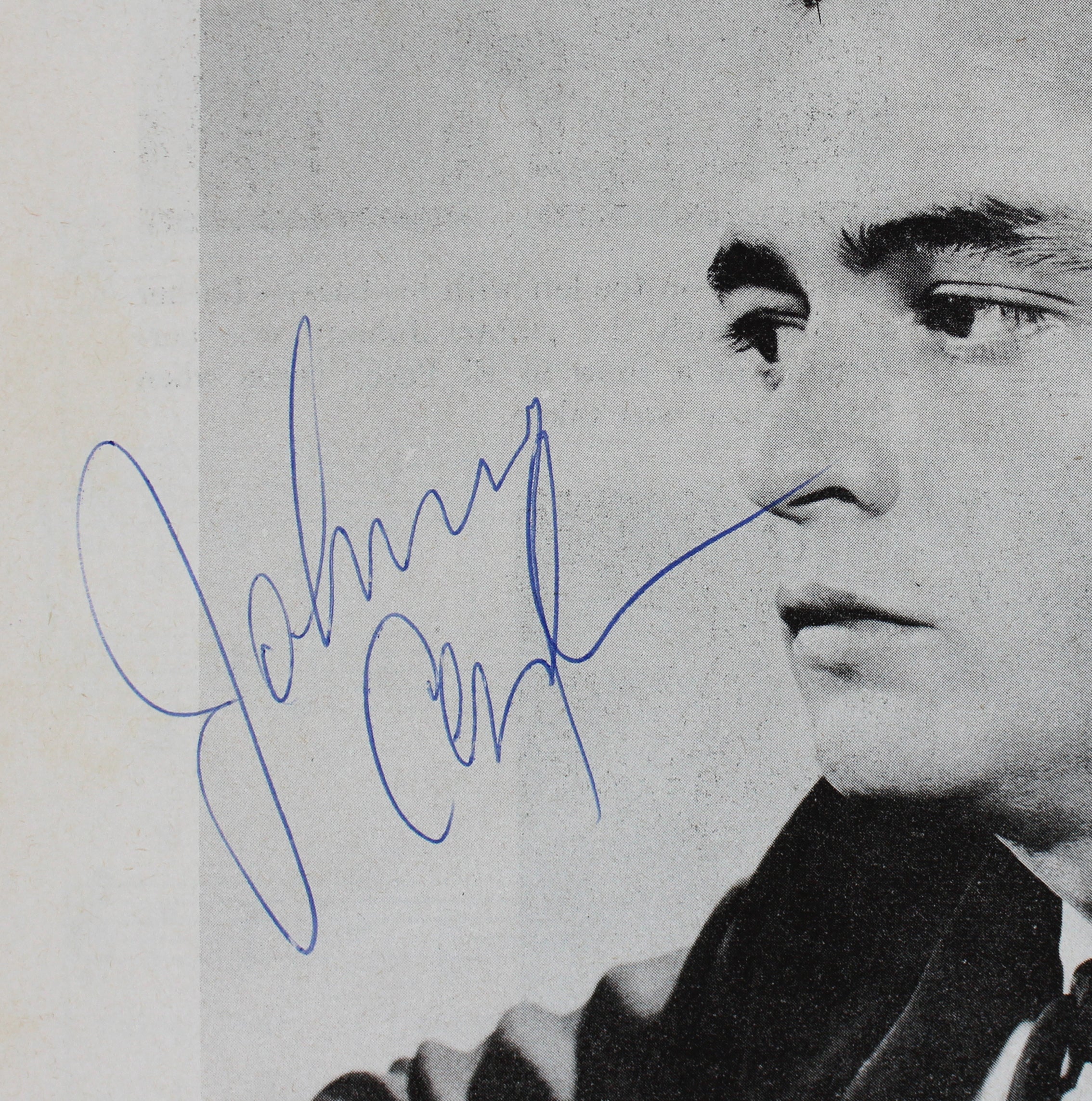 Johnny Cash Authentic Signed Song And Picture Folio No. 1 Book BAS #AB77854