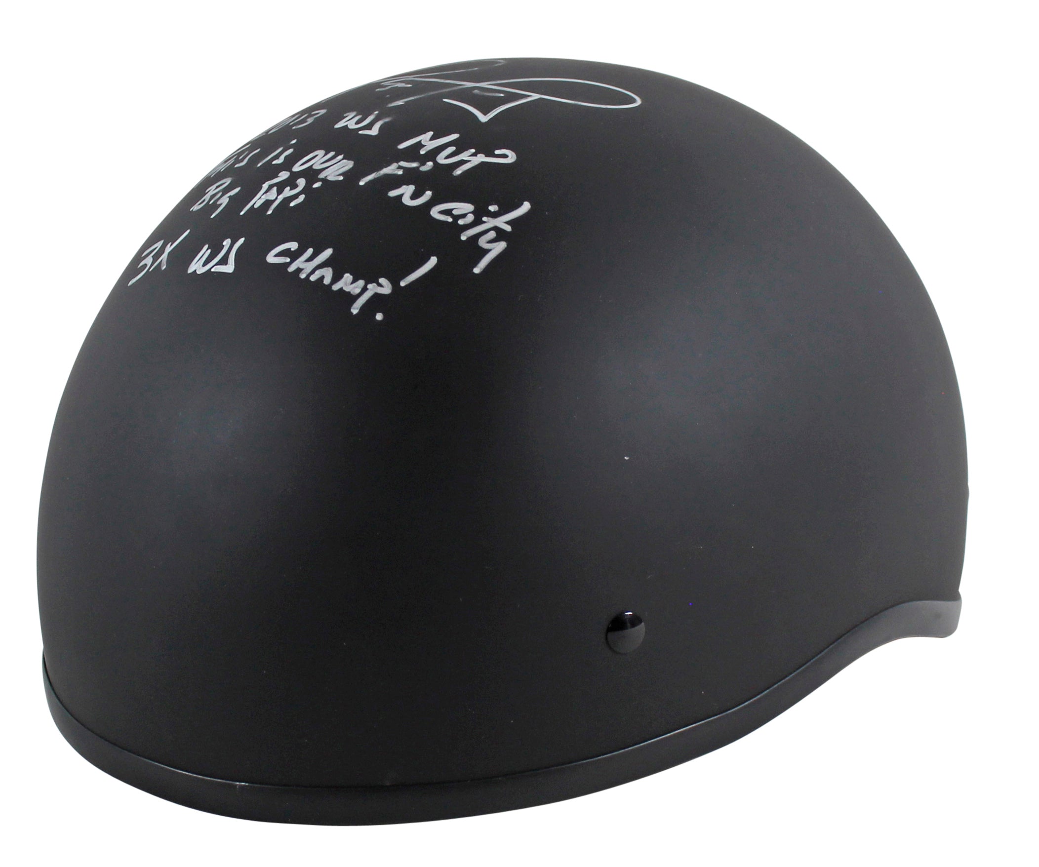 Red Sox David Ortiz "4x Insc" Authentic Signed Nano Motorcycle Helmet MLB & FAN