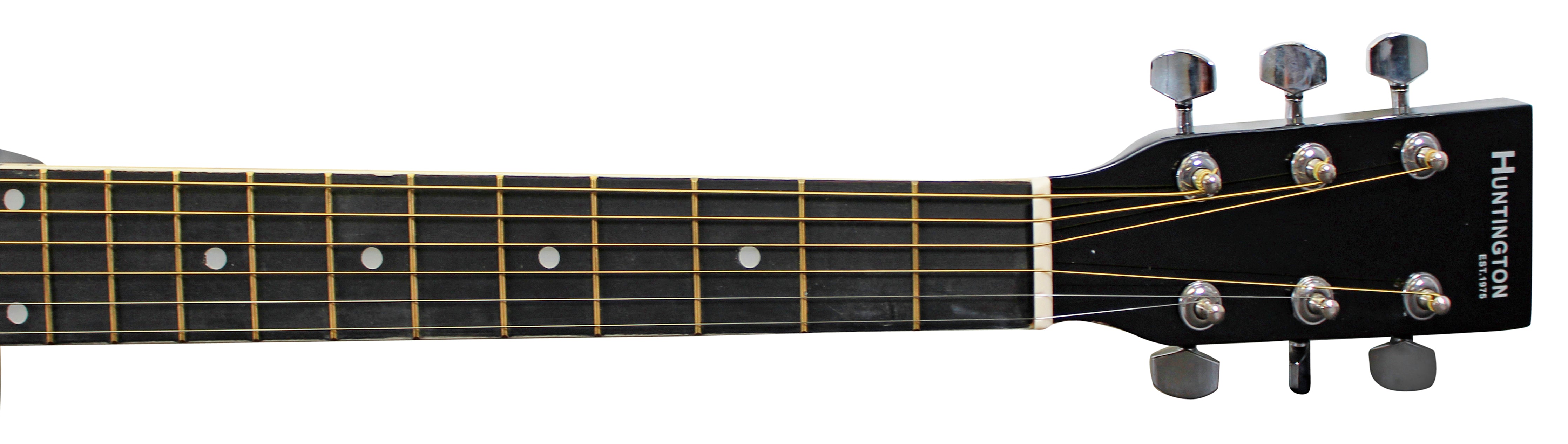 Mick Jagger Rolling Stones Authentic Signed Natural Acoustic Guitar BAS #A11594