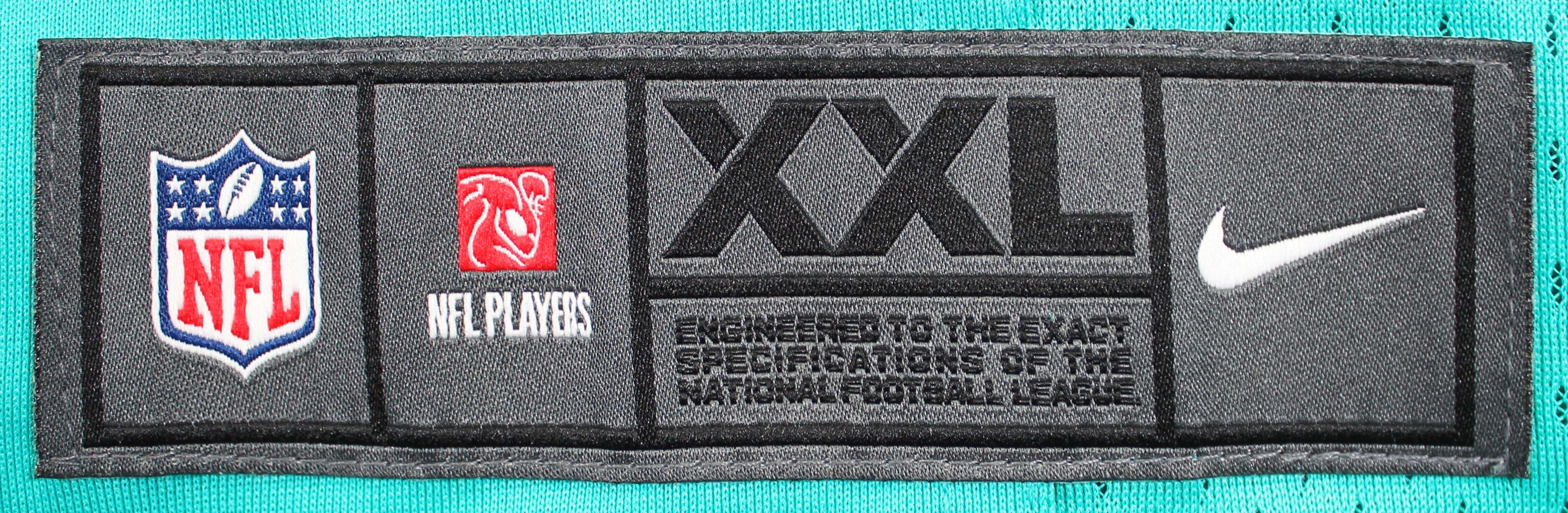 Dolphins Jaylen Waddle Signed Teal Nike Game Jersey w/ Silver Sig Fanatics