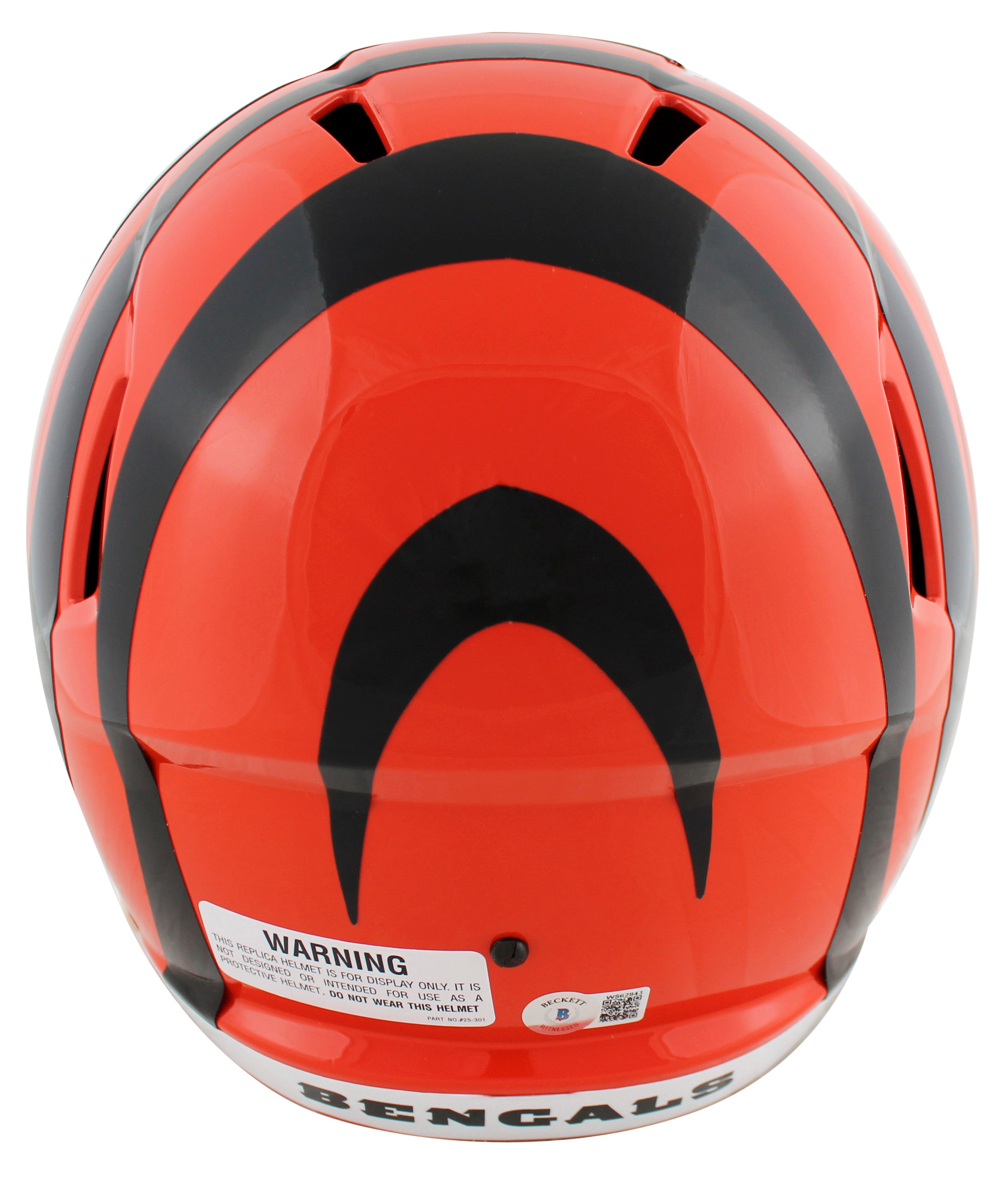 Bengals Boomer Esiason Authentic Signed Full Size Speed Rep Helmet BAS Witnessed