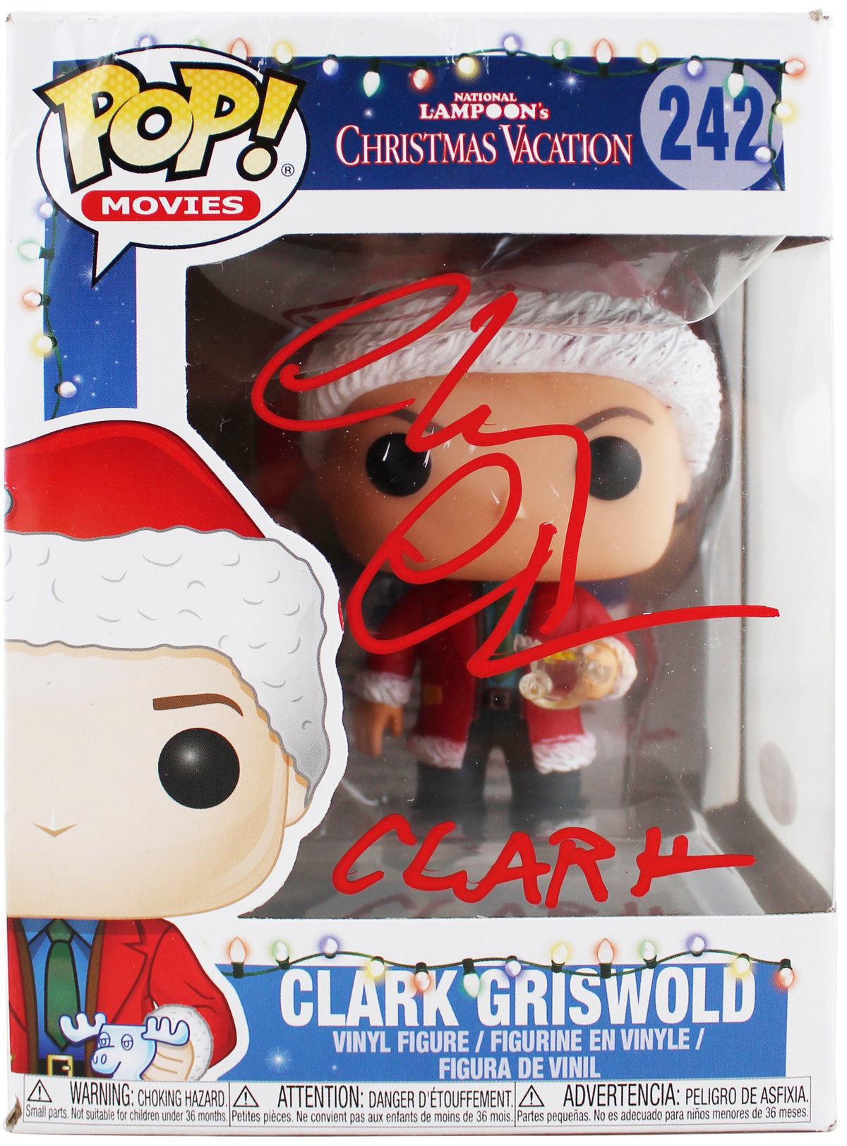 Chevy Chase Christmas Vacation Clark Signed
Funko Pop Vinyl Figure BAS #WD24651