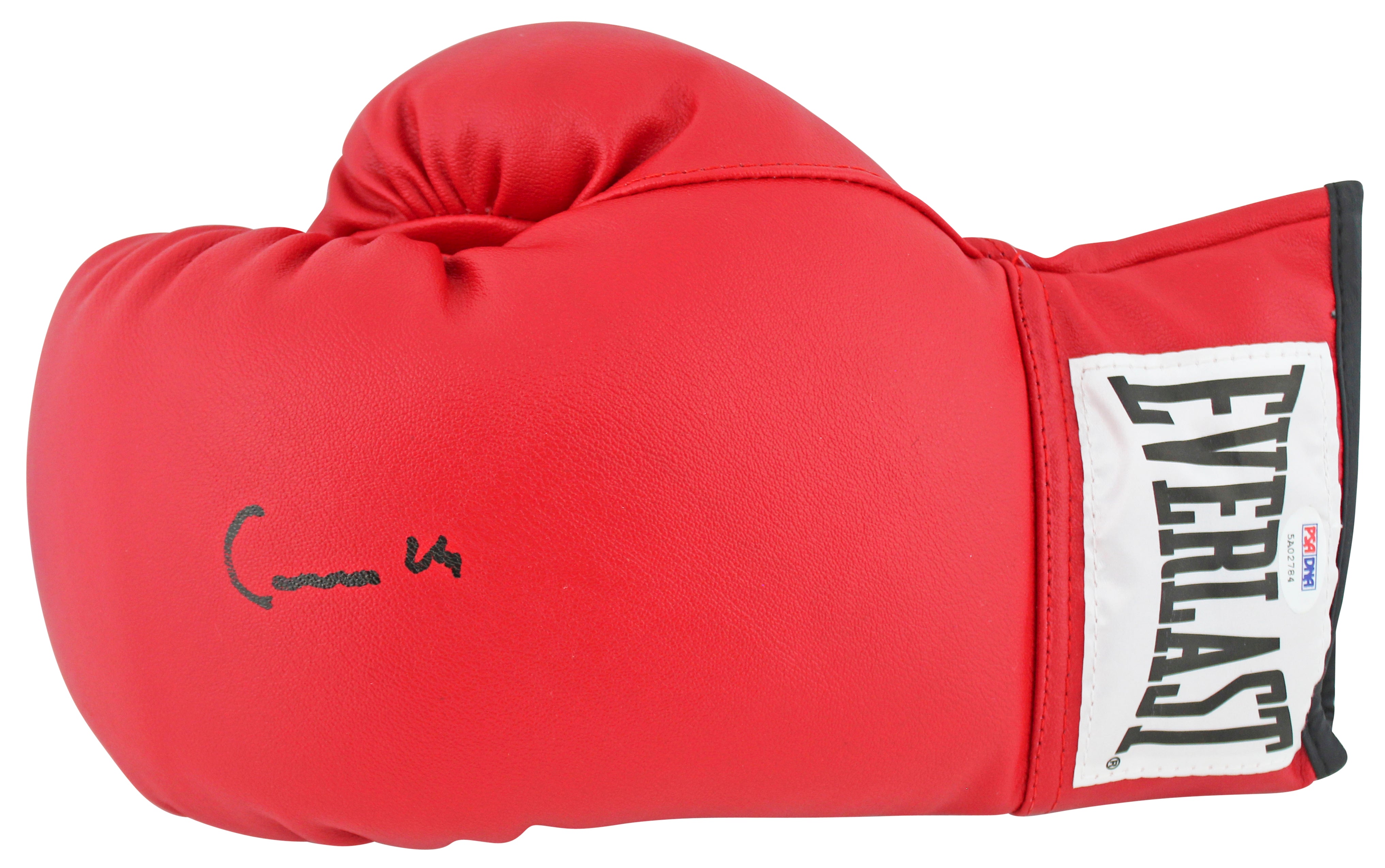 Muhammad Ali "Cassius Clay" Signed Red Everlast Boxing Glove PSA Itp #5A02784