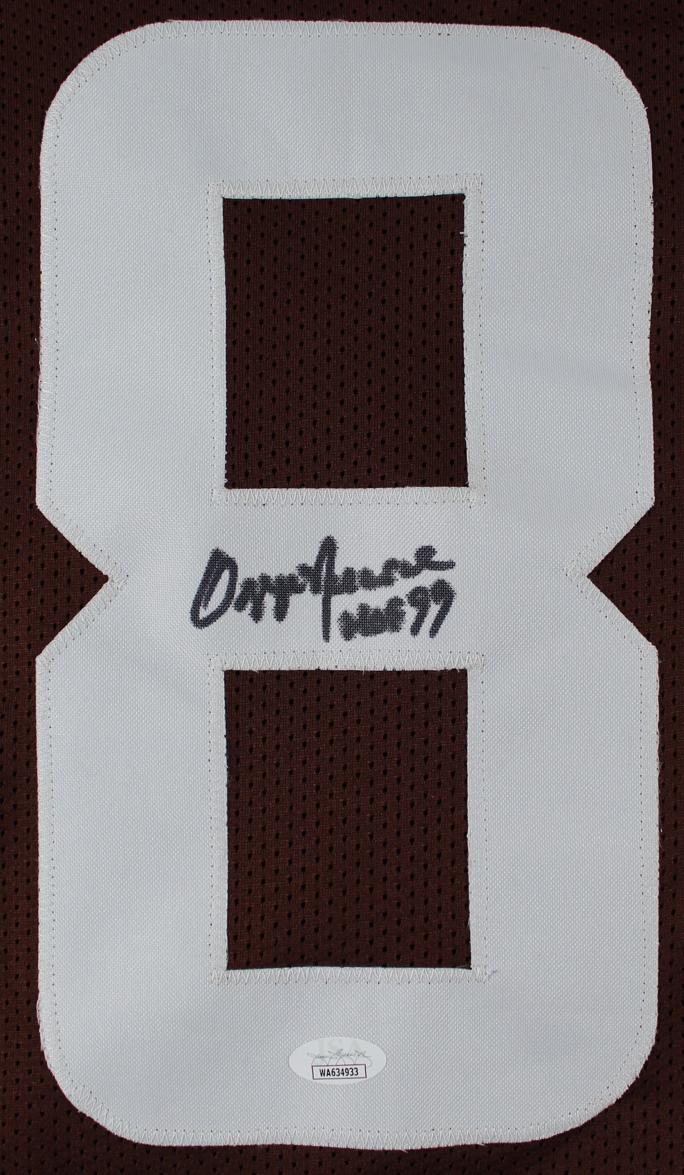 Ozzie Newsome "HOF 99" Authentic Signed Brown Pro Style Jersey JSA Witness