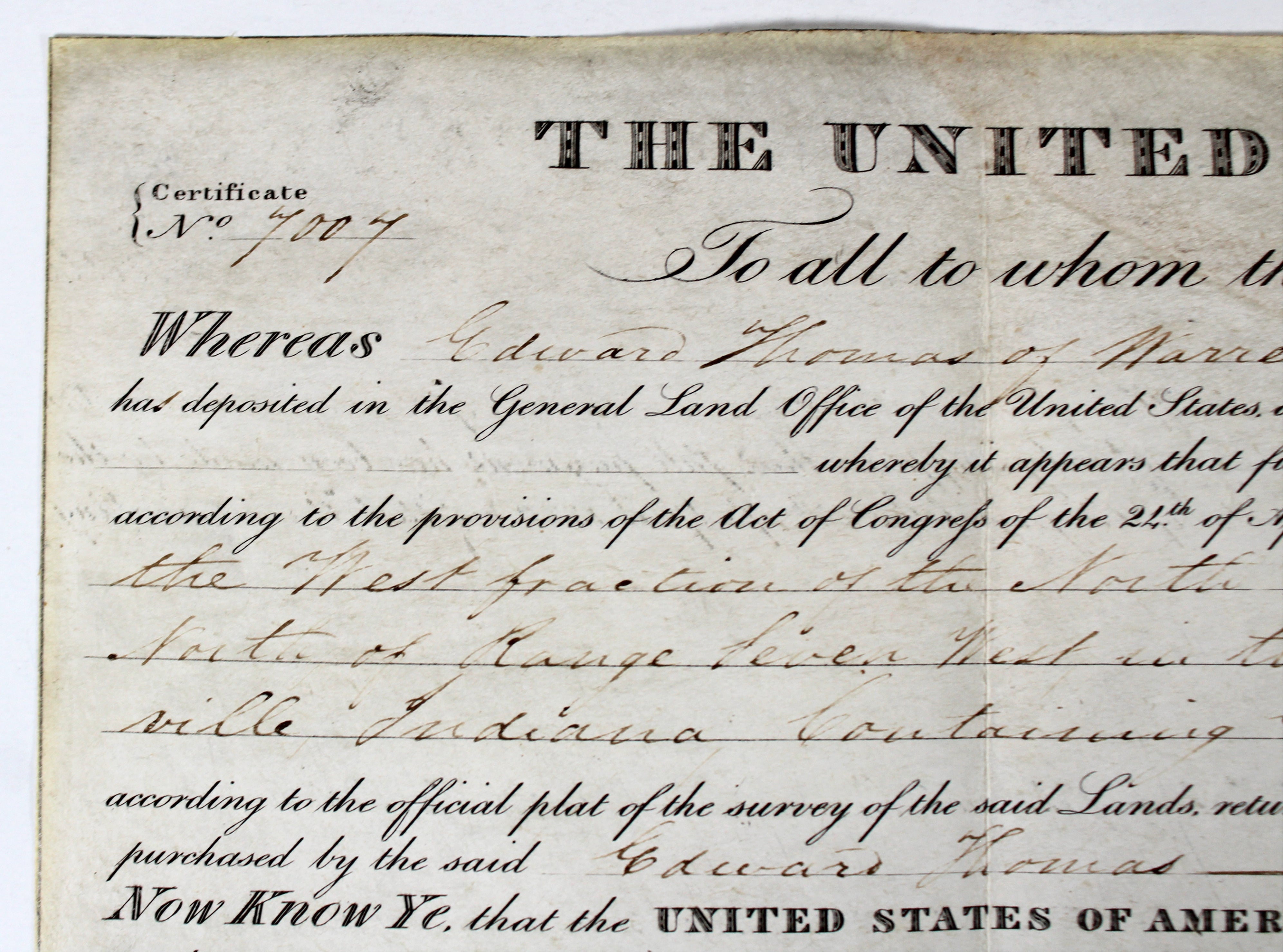 Andrew Jackson Authentic Signed 9.25x15.35 1829 Land Grant PSA/DNA #AC08161