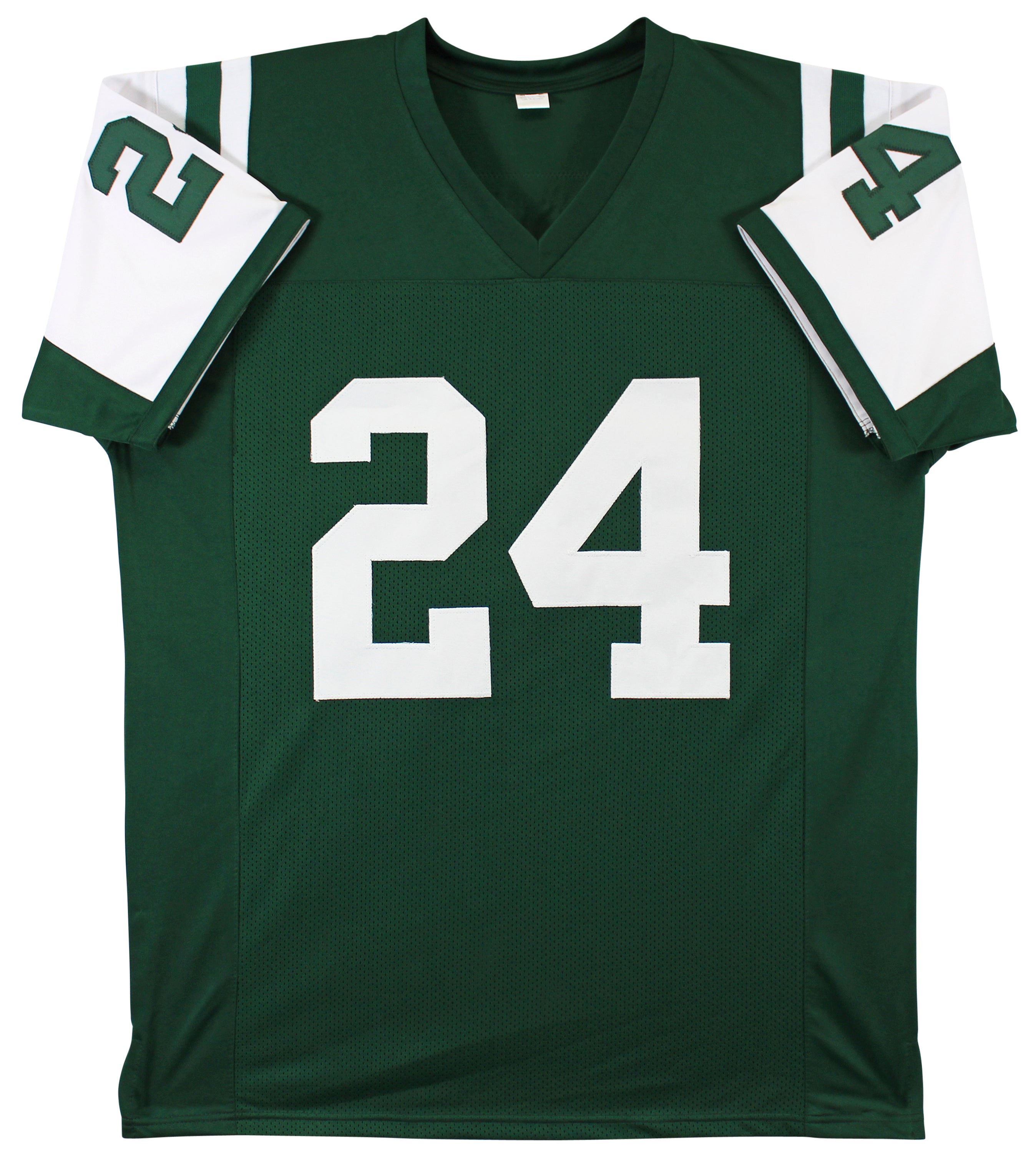 Darrelle Revis Authentic Signed Green Pro Style Jersey Autographed BAS Witnessed