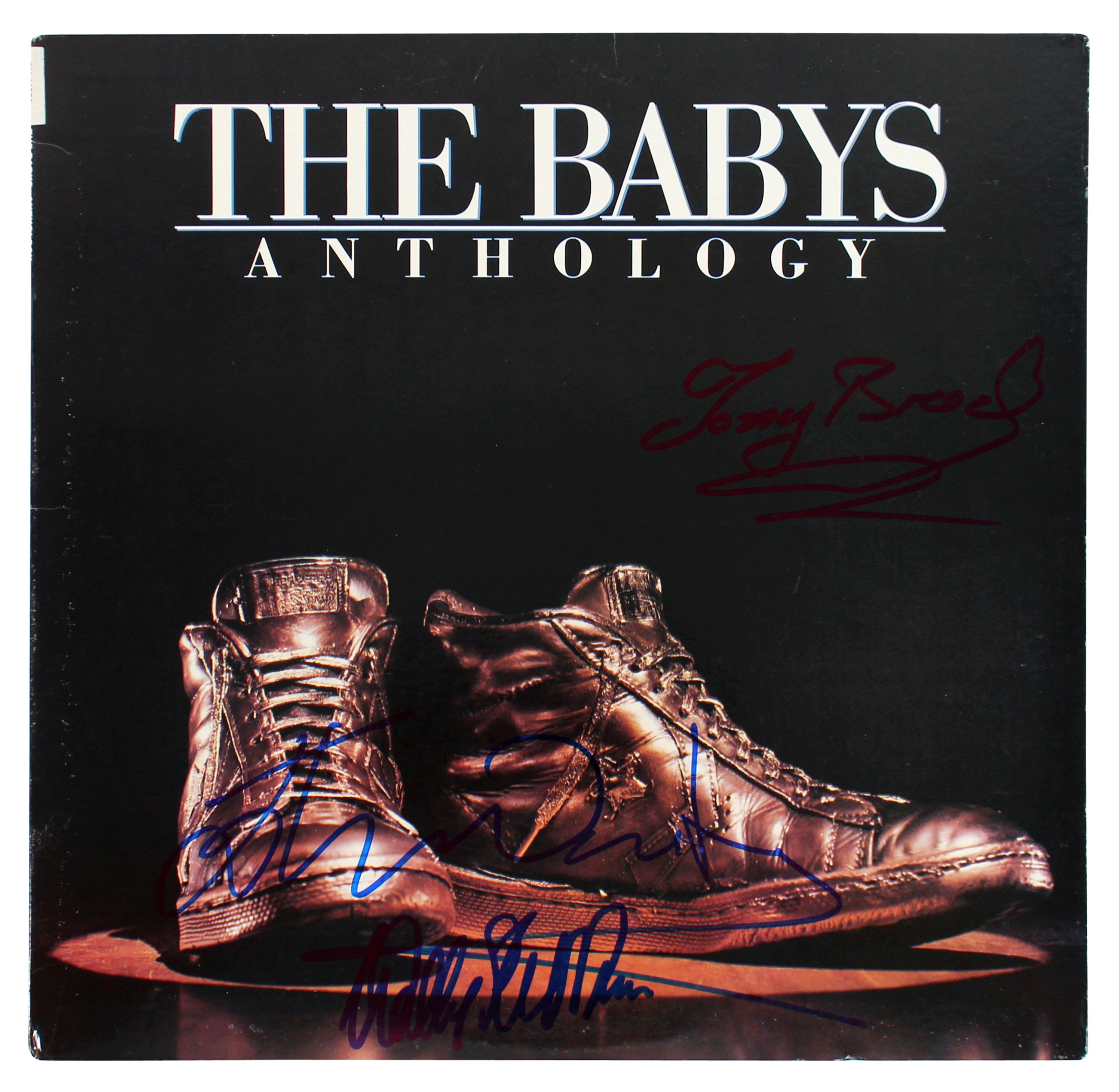 The Babys (3) Waite, Brock & Stocker Signed Anthology Album Cover BAS #AB77812