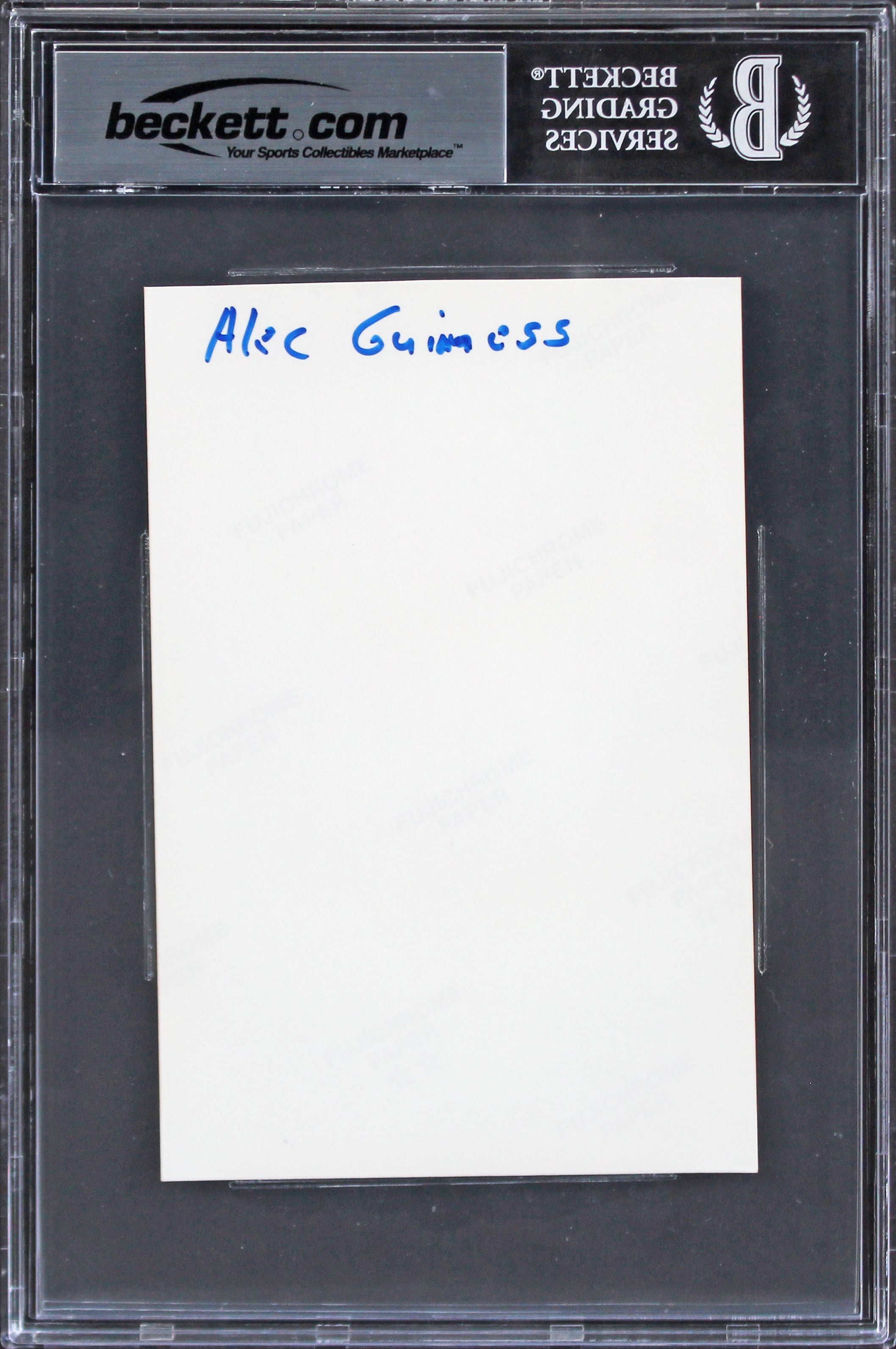Alec Guinness Star Wars Signed 4x6 Obi-Wan Kenobi Photo Auto 10! BAS Slabbed