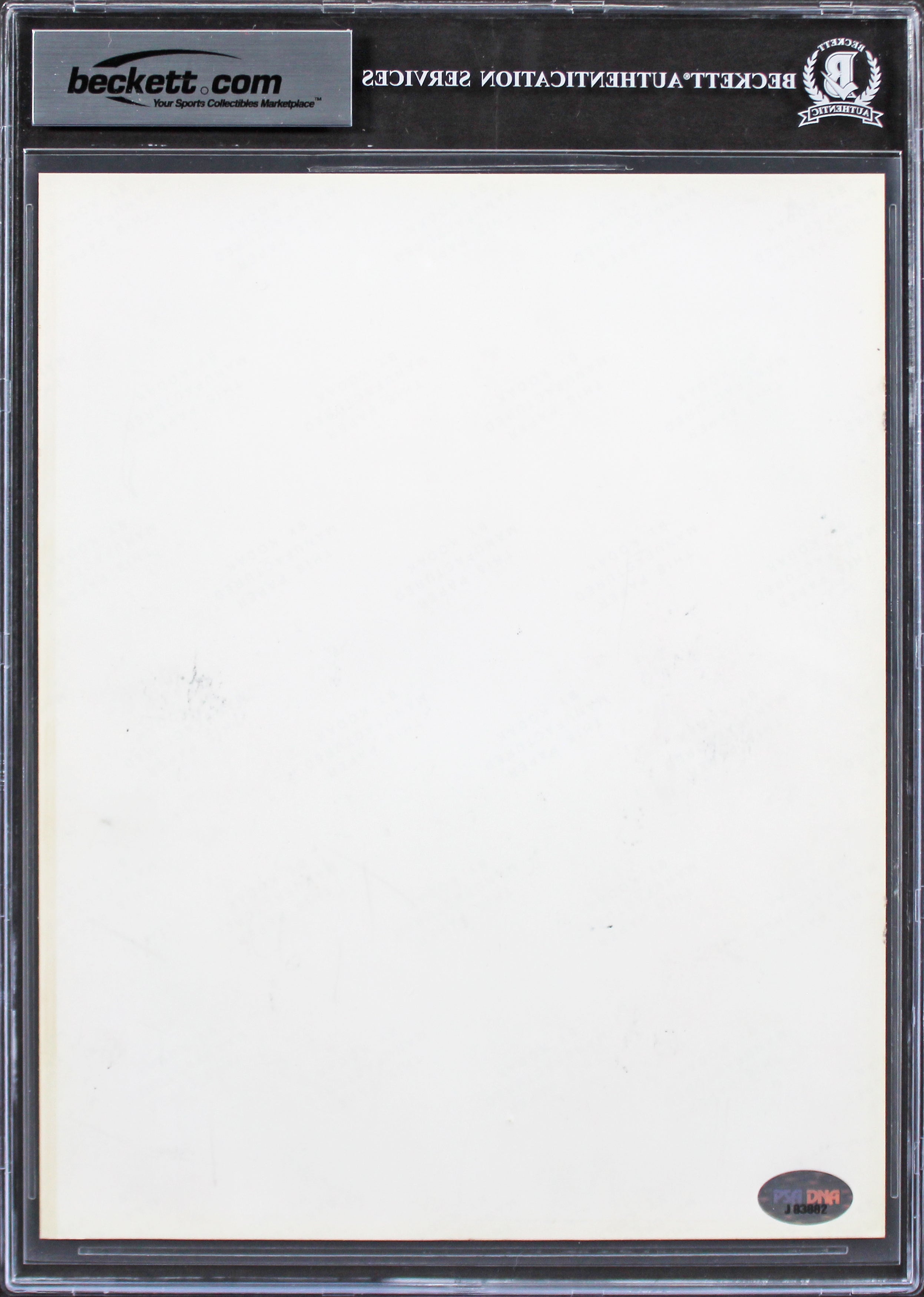 Sam Kinison Best Wishes Signed 8x10 Promotional B&W Photo Auto 10! BAS Slabbed