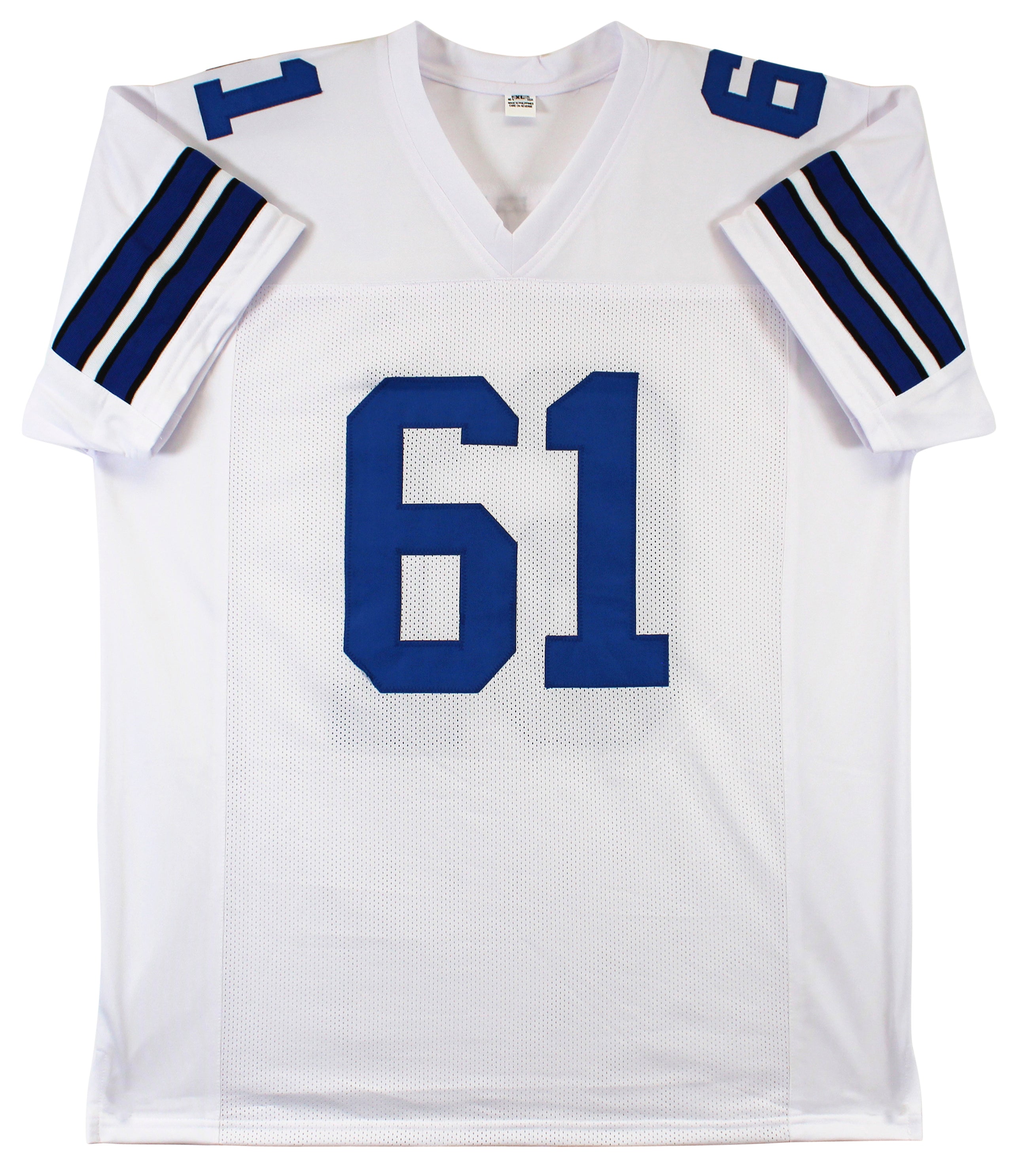 Nate Newton Authentic Signed White Pro Style Jersey Autographed BAS Witnessed
