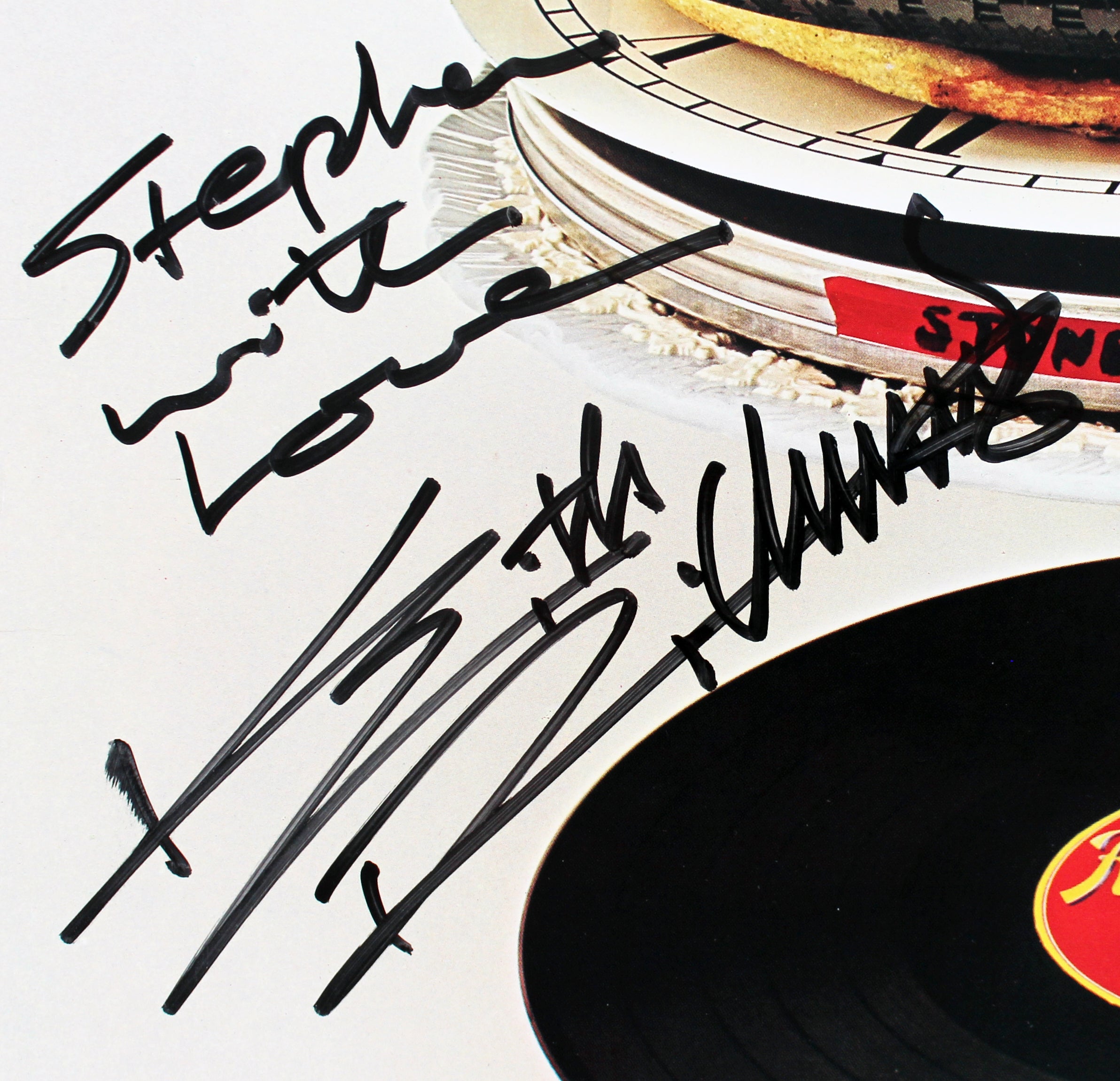 Keith Richards Rolling Stones Signed Let It Bleed Album Cover BAS #AB77880