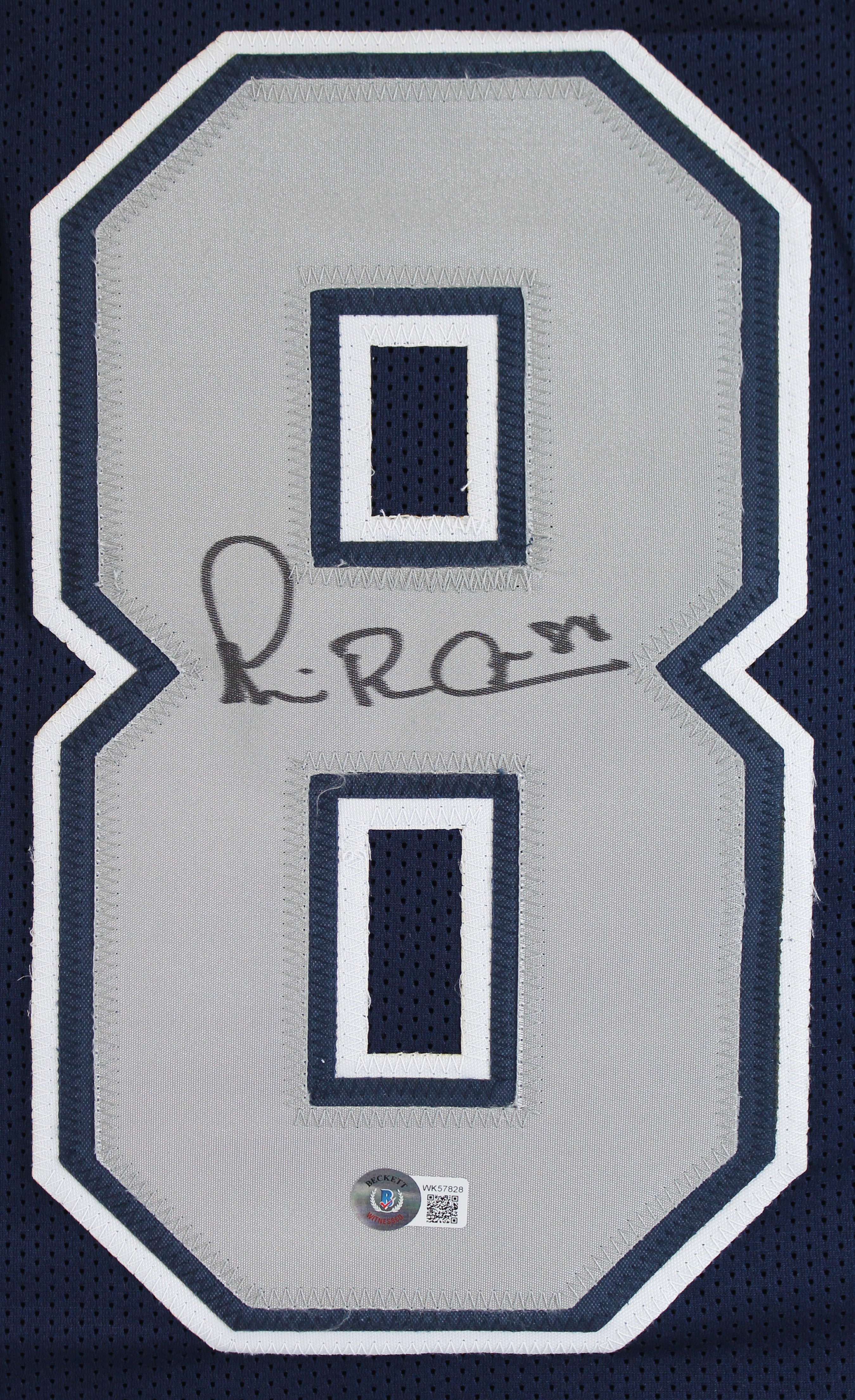 Cowboys Michael Irvin Signed Navy Blue Pro Style Jersey w/ Grey #s BAS Witnessed
