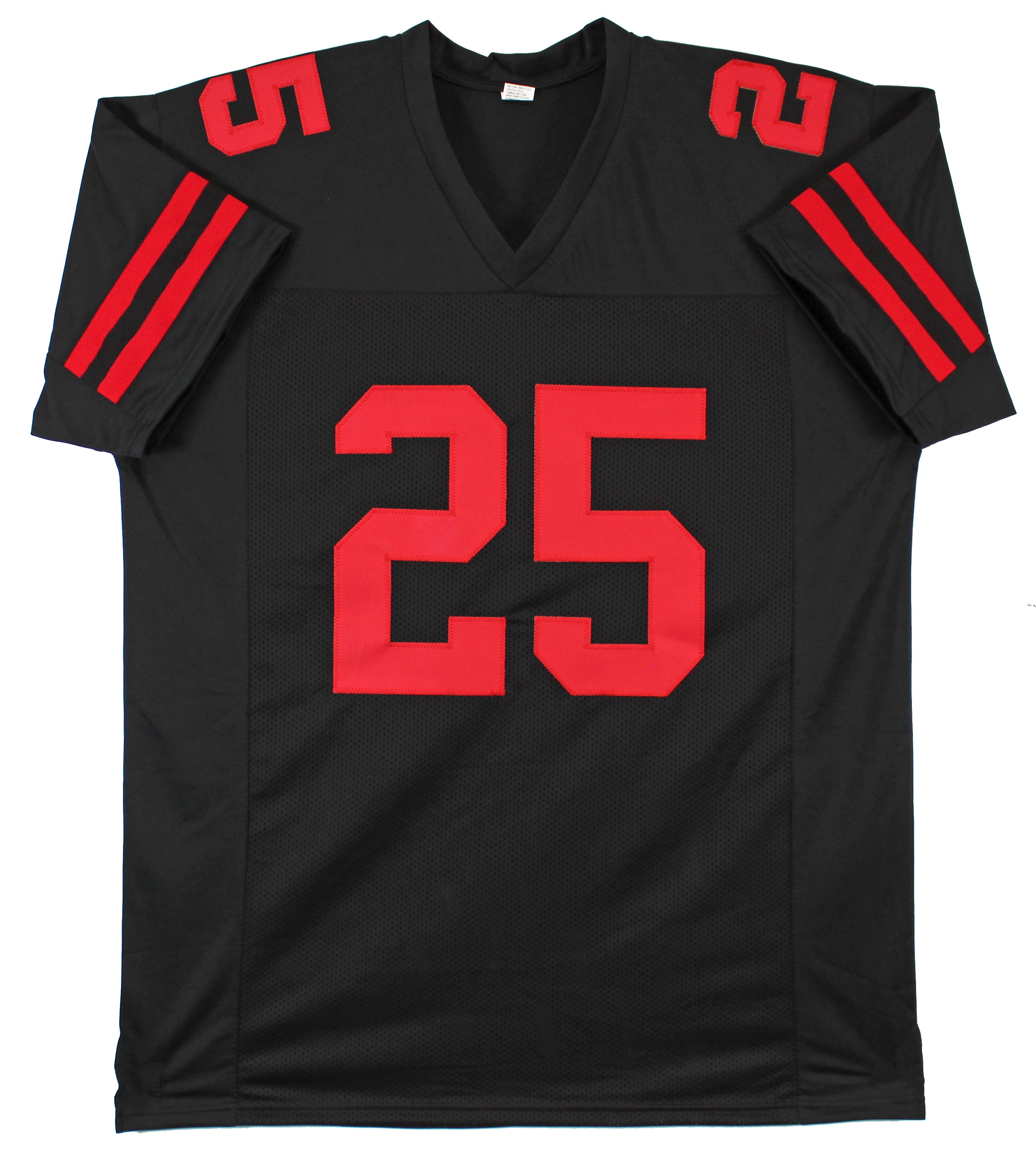 Elijah Mitchell Authentic Signed Black Pro Style Jersey Autographed BAS Witness