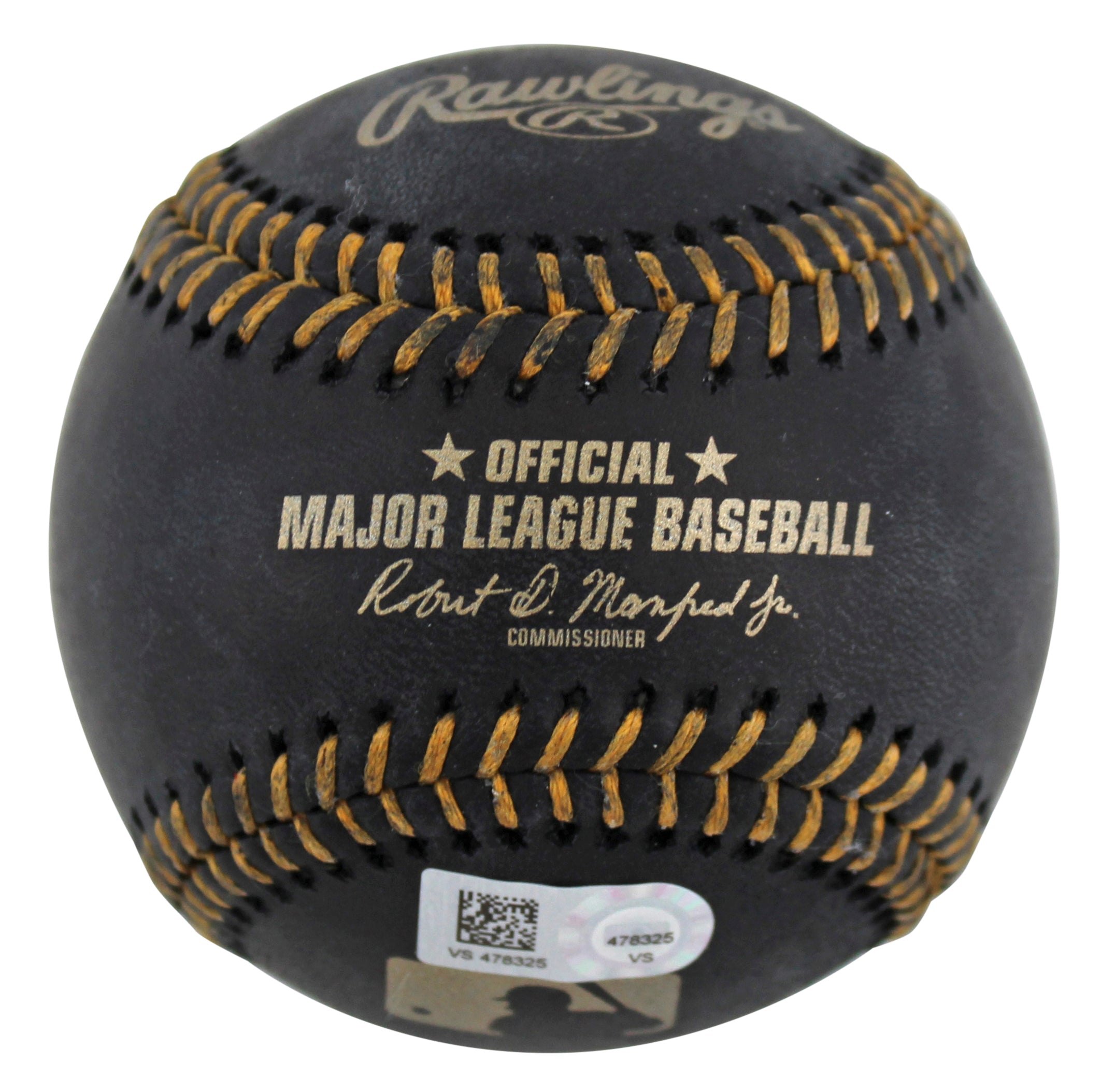 Giants Kris Bryant Authentic Signed Black Oml Baseball Autographed MLB Holo