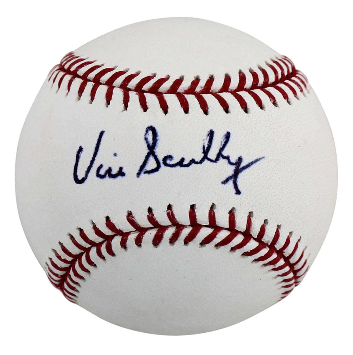 Dodgers Vin Scully Authentic Signed Manfred Oml Baseball BAS Witnessed #J26855