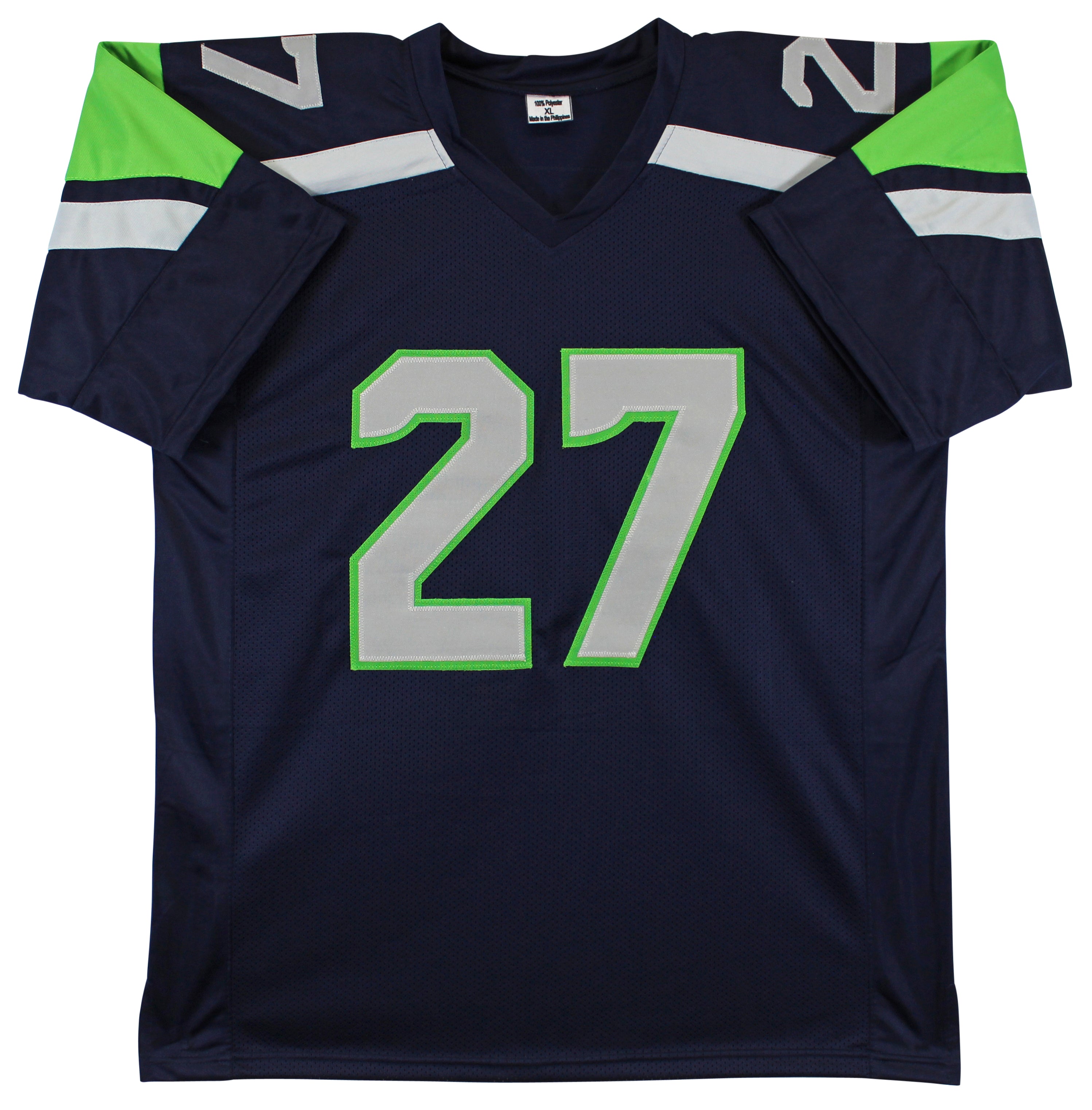 Tariq Woolen Authentic Signed Navy Blue Pro Style Jersey Autographed JSA Witness