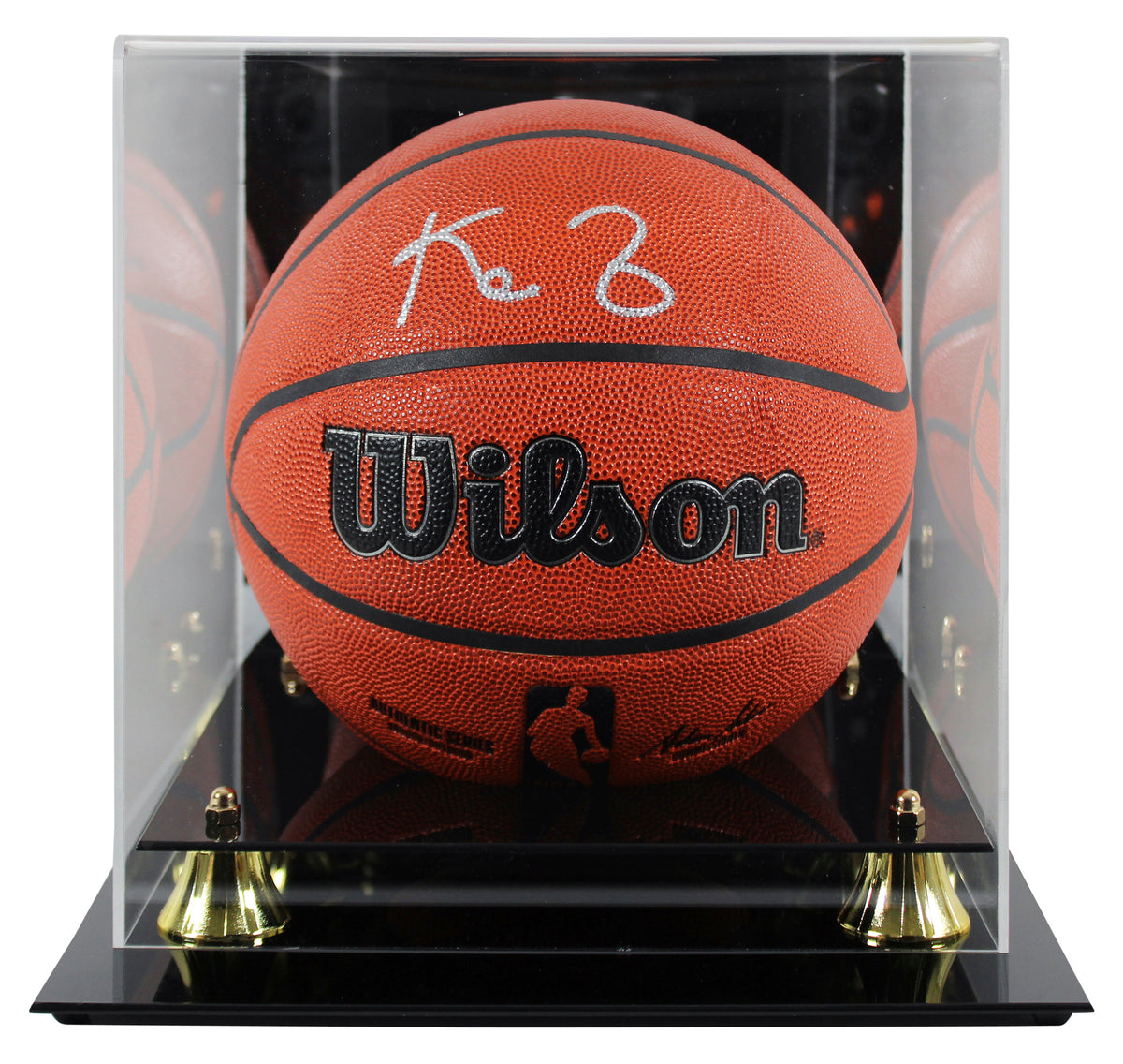 Celtics Kevin Garnett Authentic Signed Wilson Basketball W/ Case BAS Witnessed