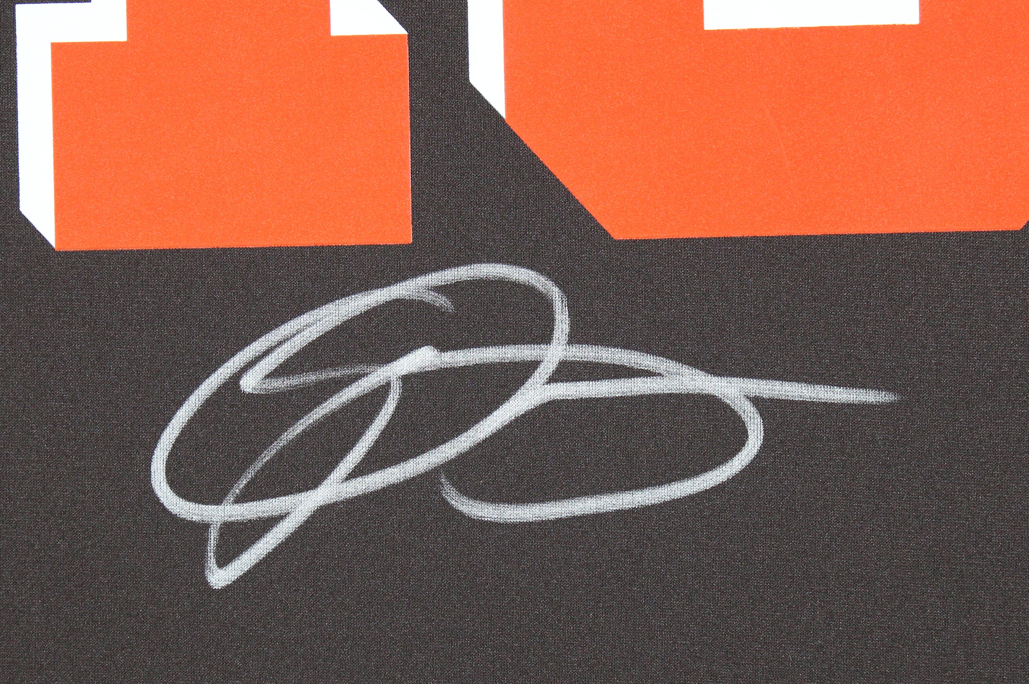 Browns Odell Beckham Authentic Signed Brown Nike On Field Game Jersey BAS Wit
