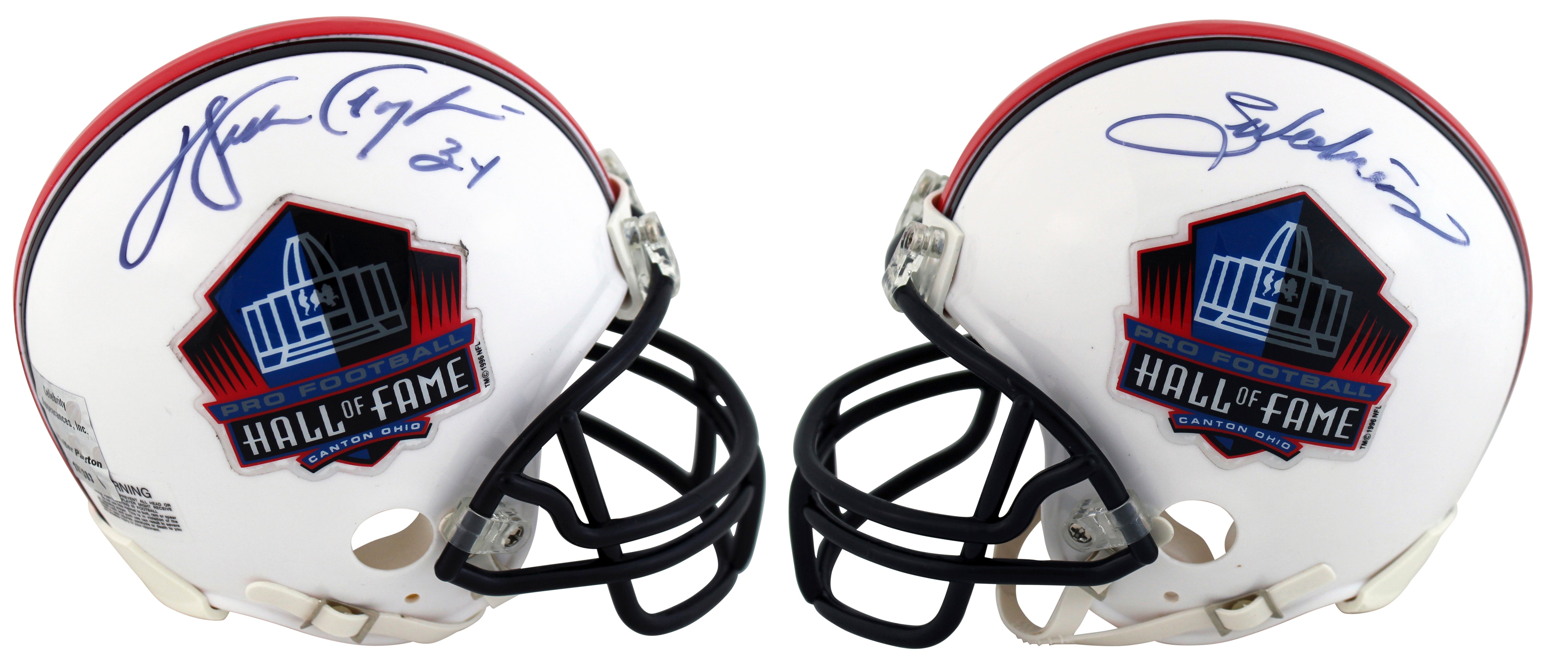 Bears Walter Payton "Sweetness" Signed Hall Of Fame Mini Helmet BAS #AB77825