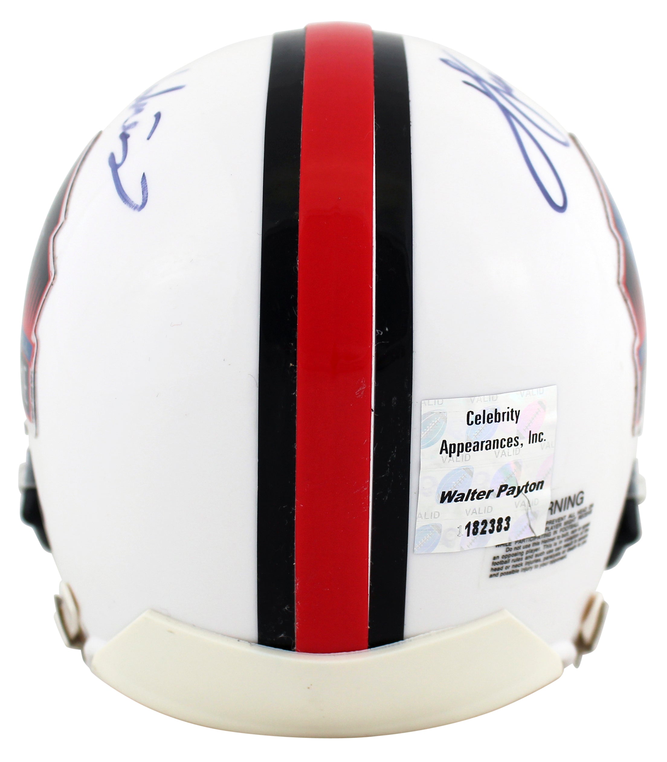 Bears Walter Payton "Sweetness" Signed Hall Of Fame Mini Helmet BAS #AB77825