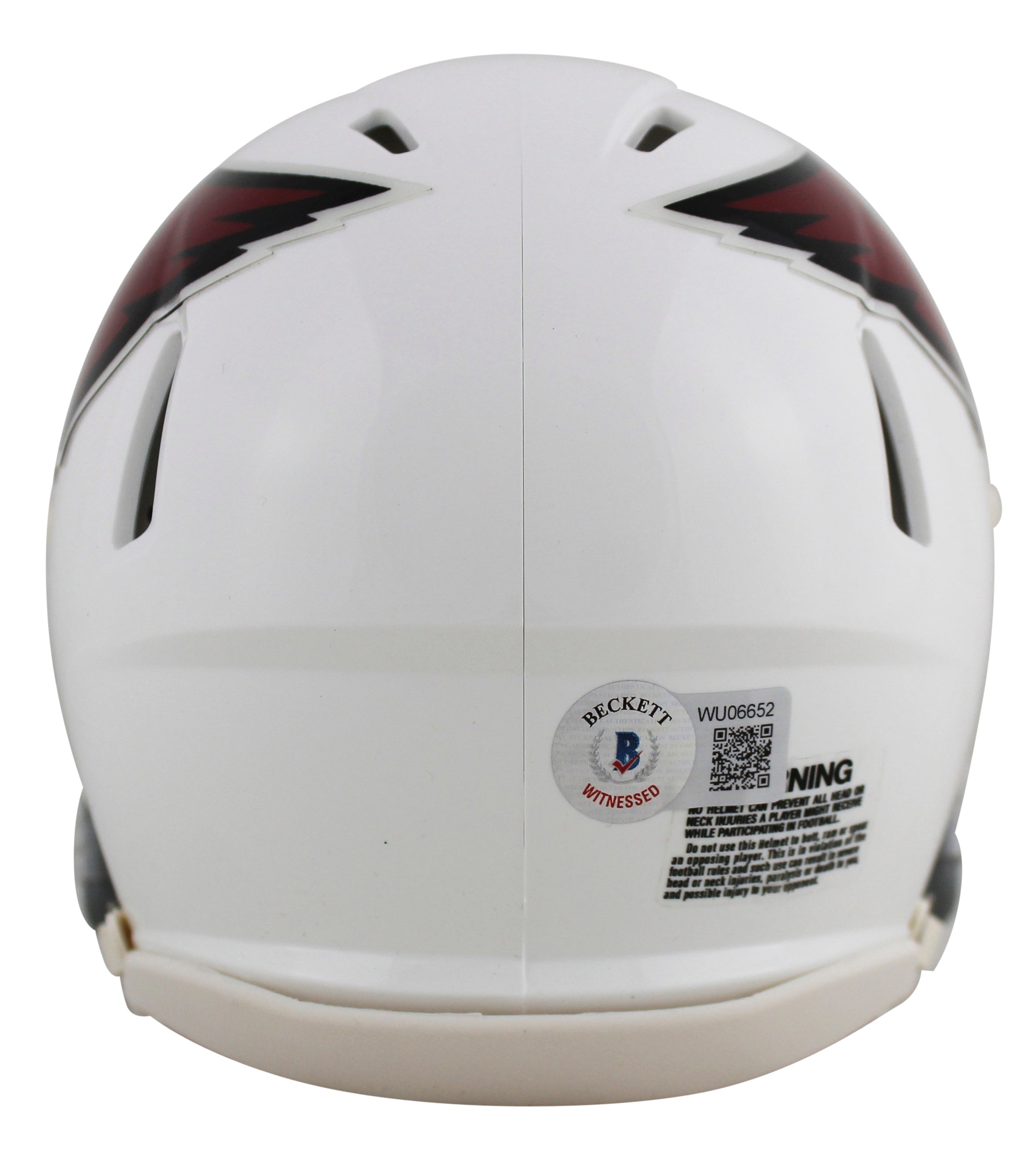 Cardinals Kurt Warner Authentic Signed Mini Helmet Autographed BAS Witnessed