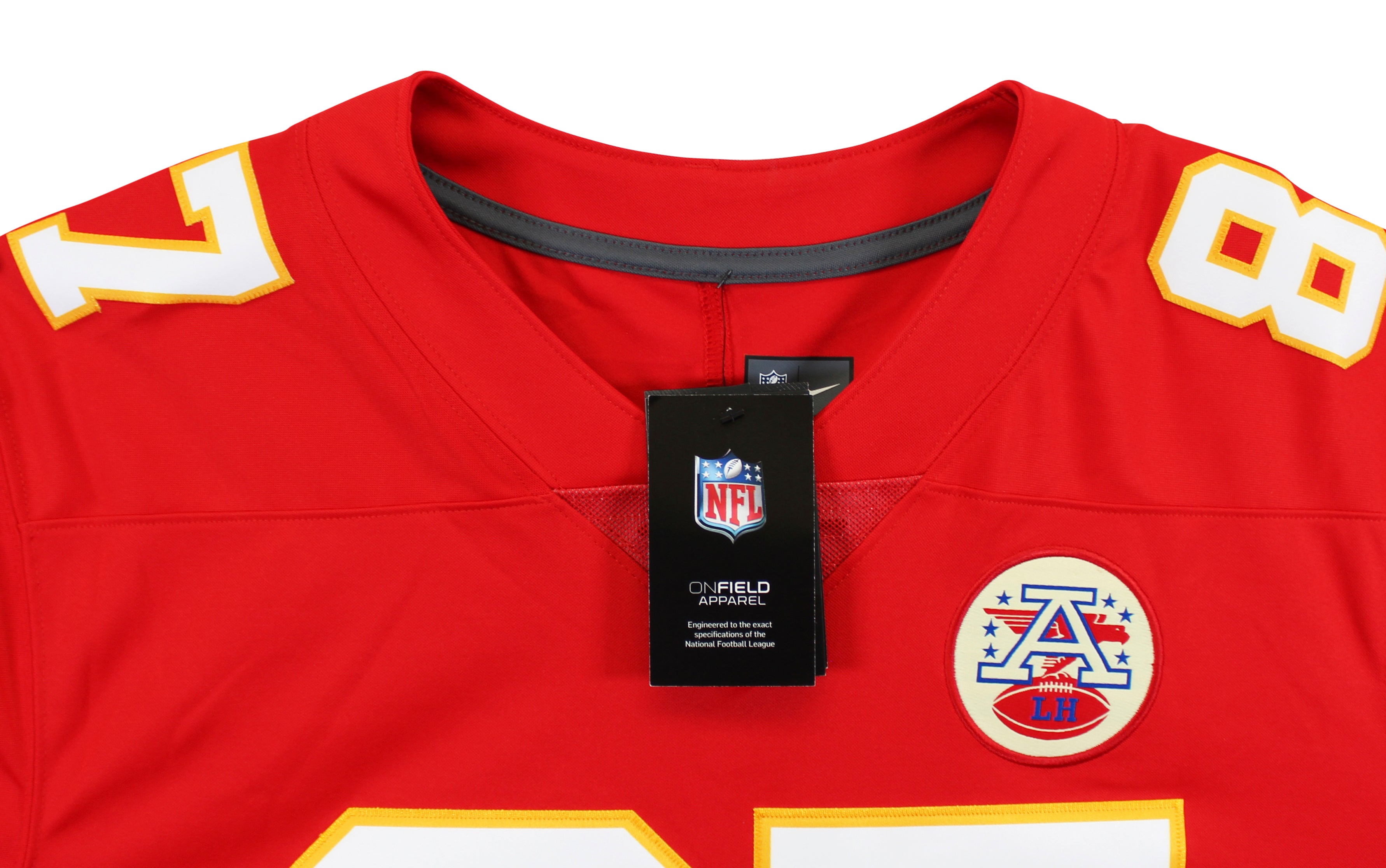 Chiefs Travis Kelce Authentic Signed Red Nike Limited Jersey BAS Wit #WY59718