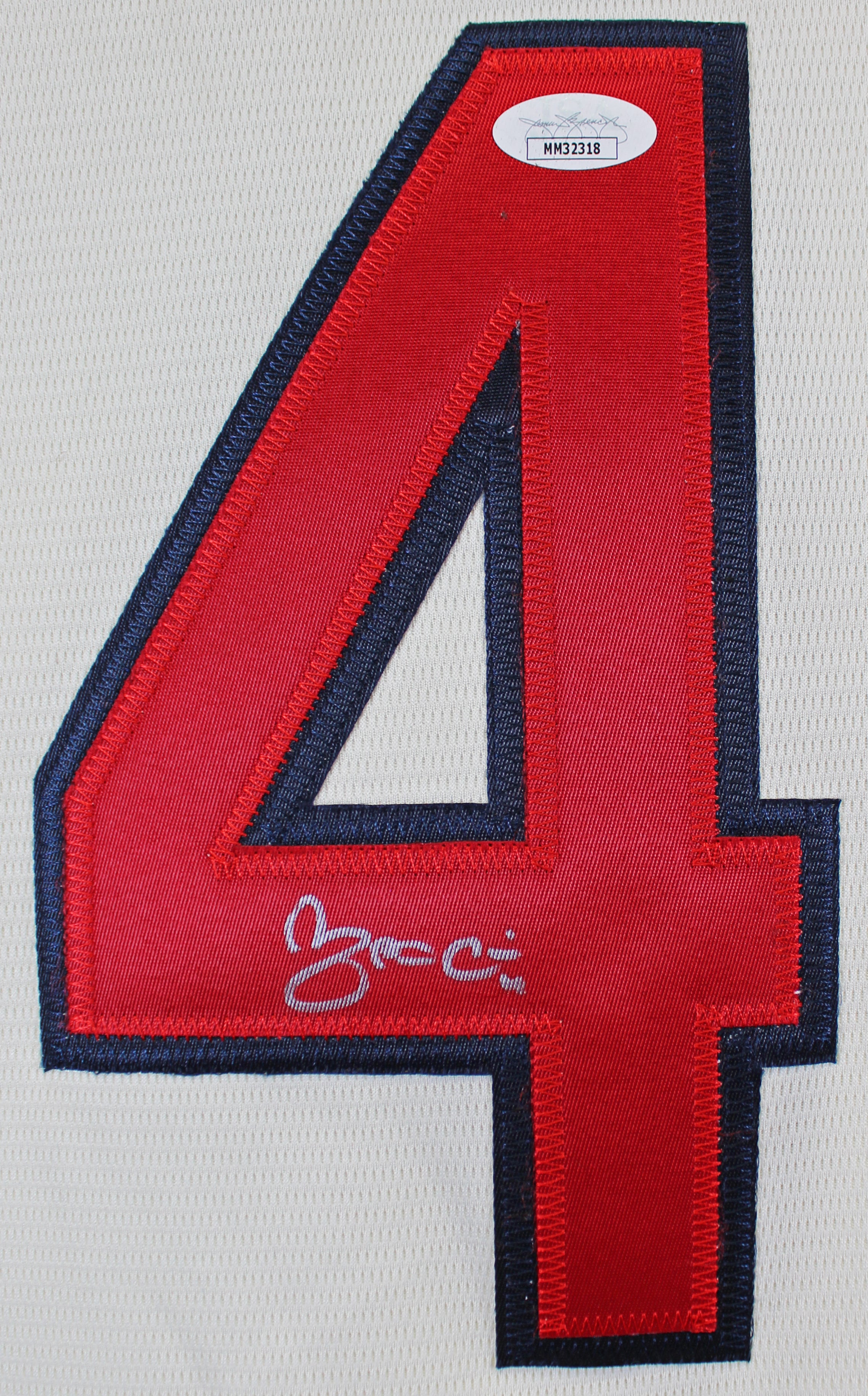 Cardinals Yadier Molina Signed Cream Majestic Cool Base Jersey JSA #MM32318
