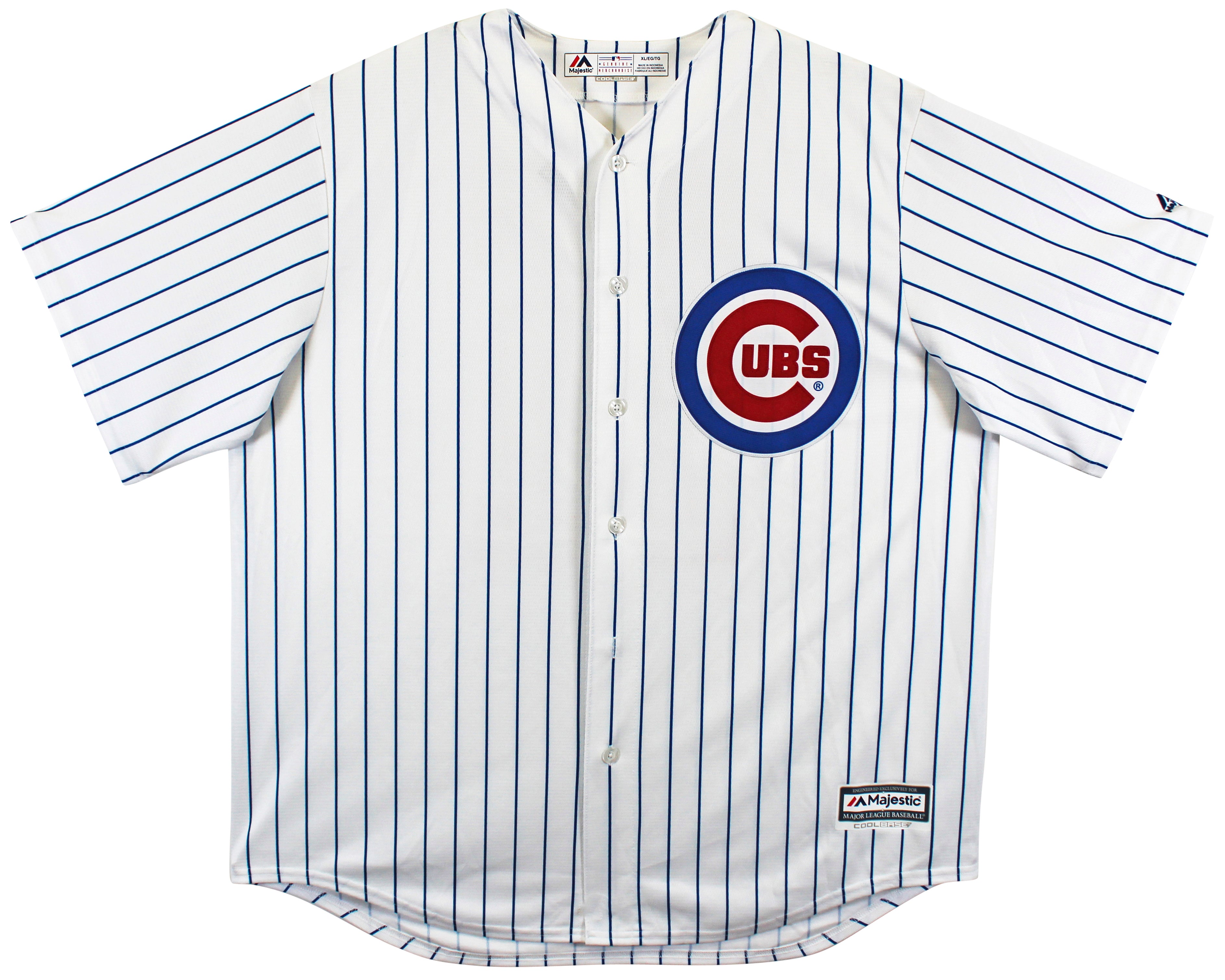 Cubs Sammy Sosa Authentic Signed White Pinstripe Majestic Jersey JSA #AA31286