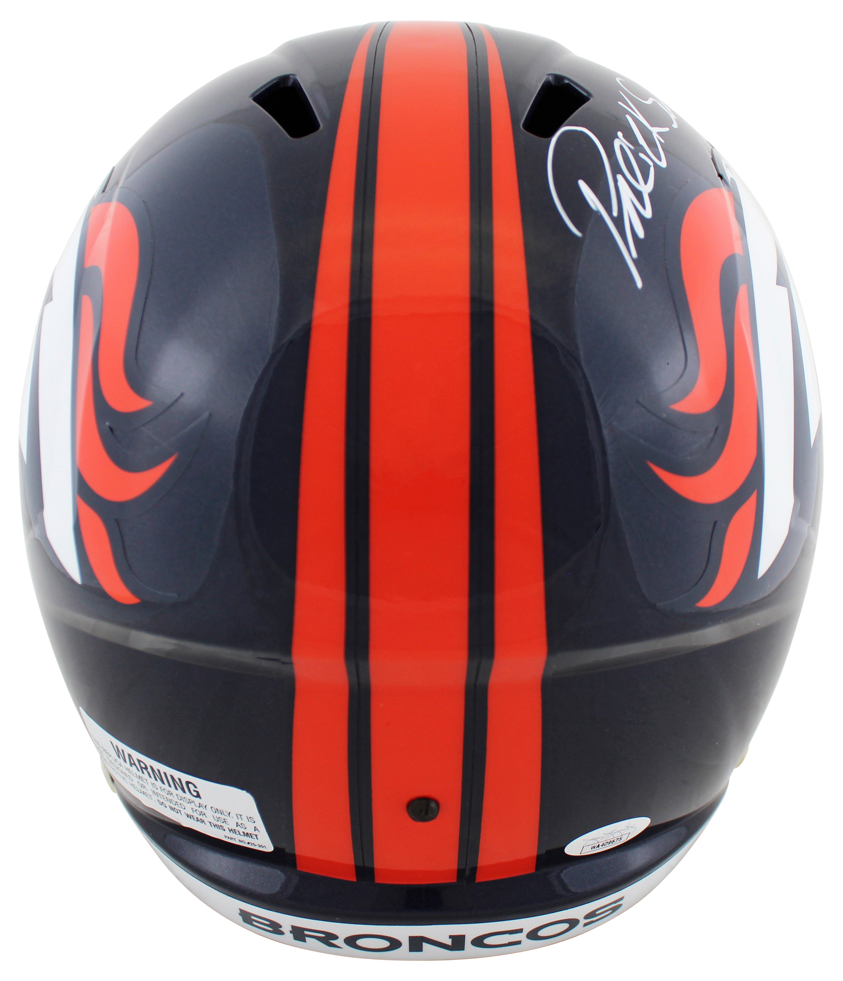Broncos Patrick Surtain II Signed Full Size Speed Rep Helmet JSA Witness