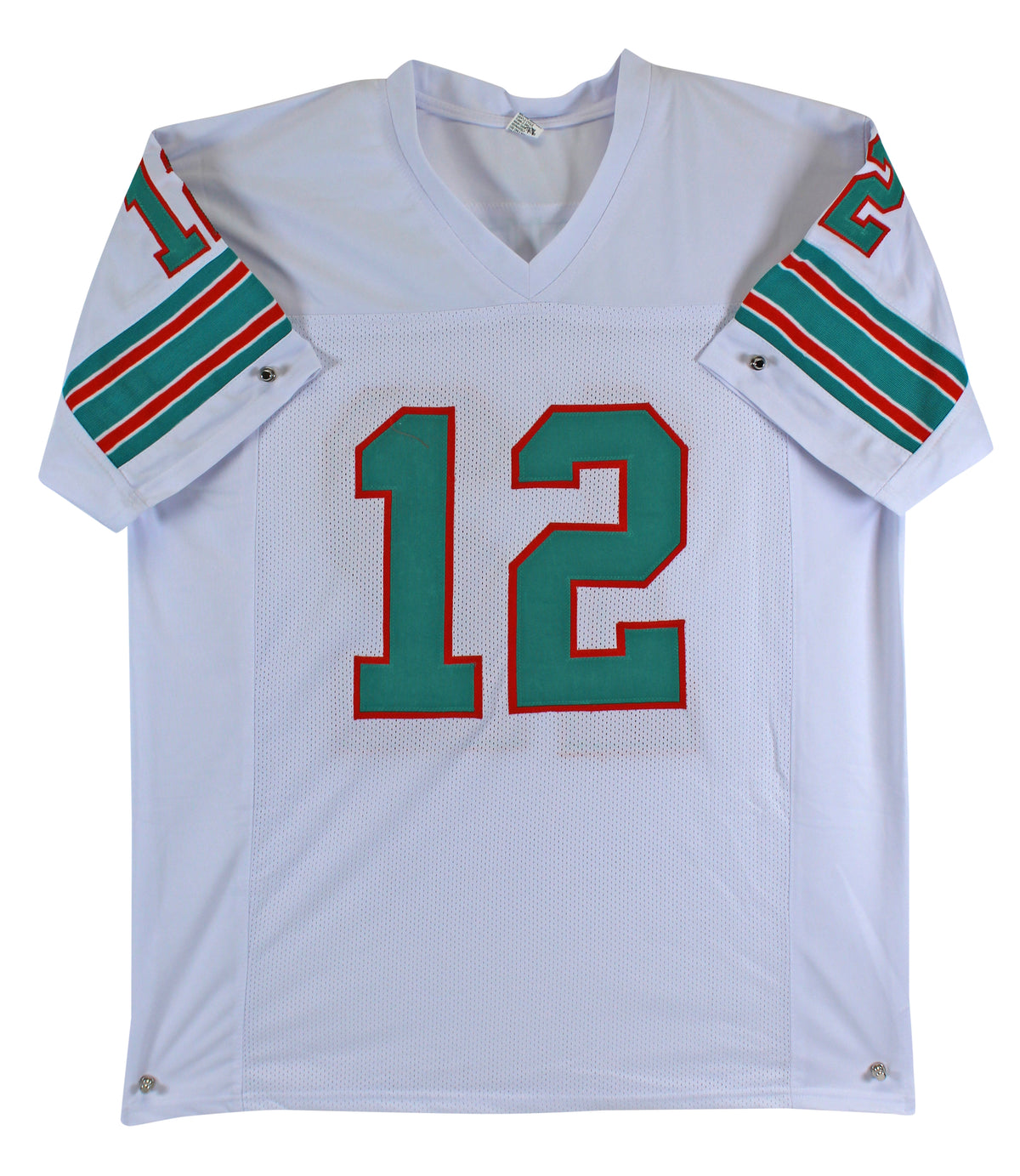 Bob Griese Authentic Signed White Pro Style Jersey Autographed JSA Witness