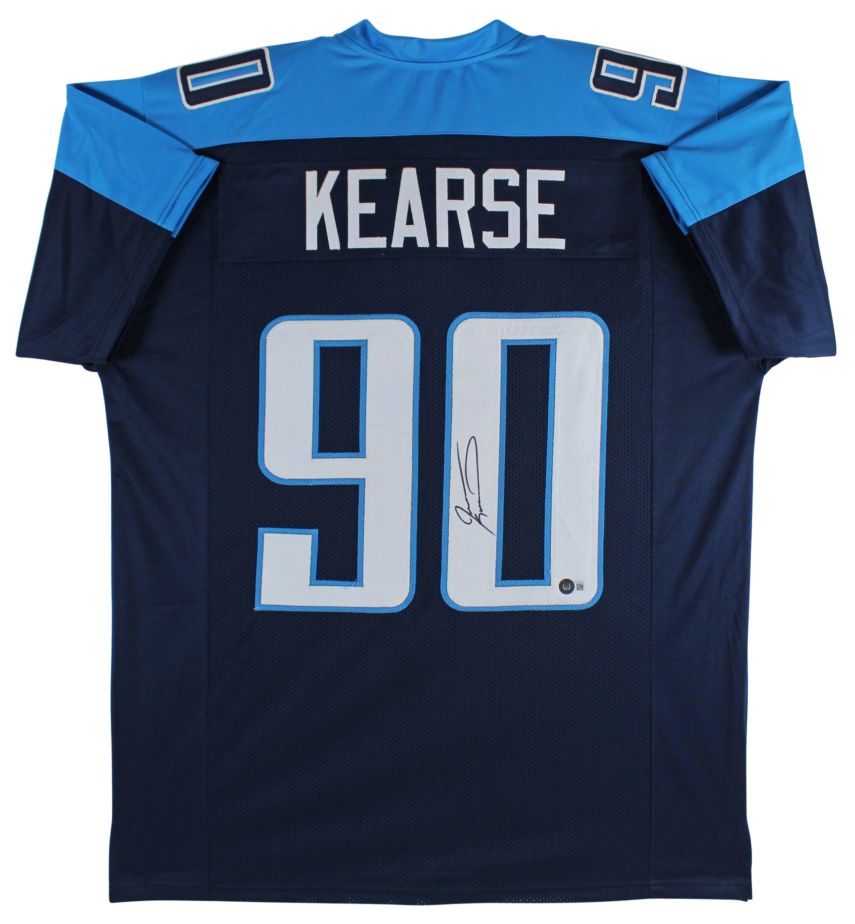 Jevon Kearse Authentic Signed Navy Blue Pro Style Jersey Autographed BAS Witness