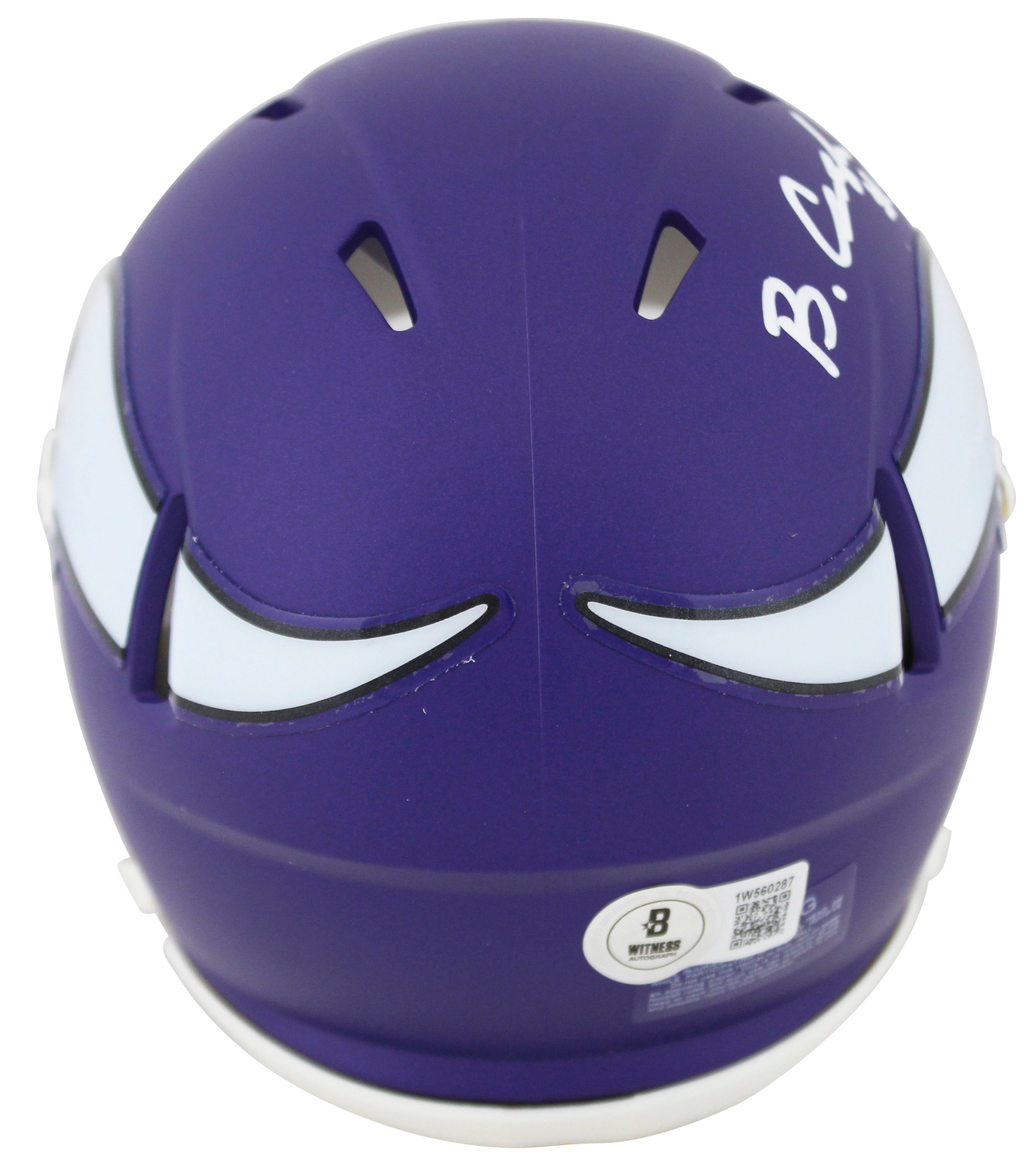 Vikings Blake Cashman Authentic Signed Speed Mini Helmet W/ Case BAS Witnessed