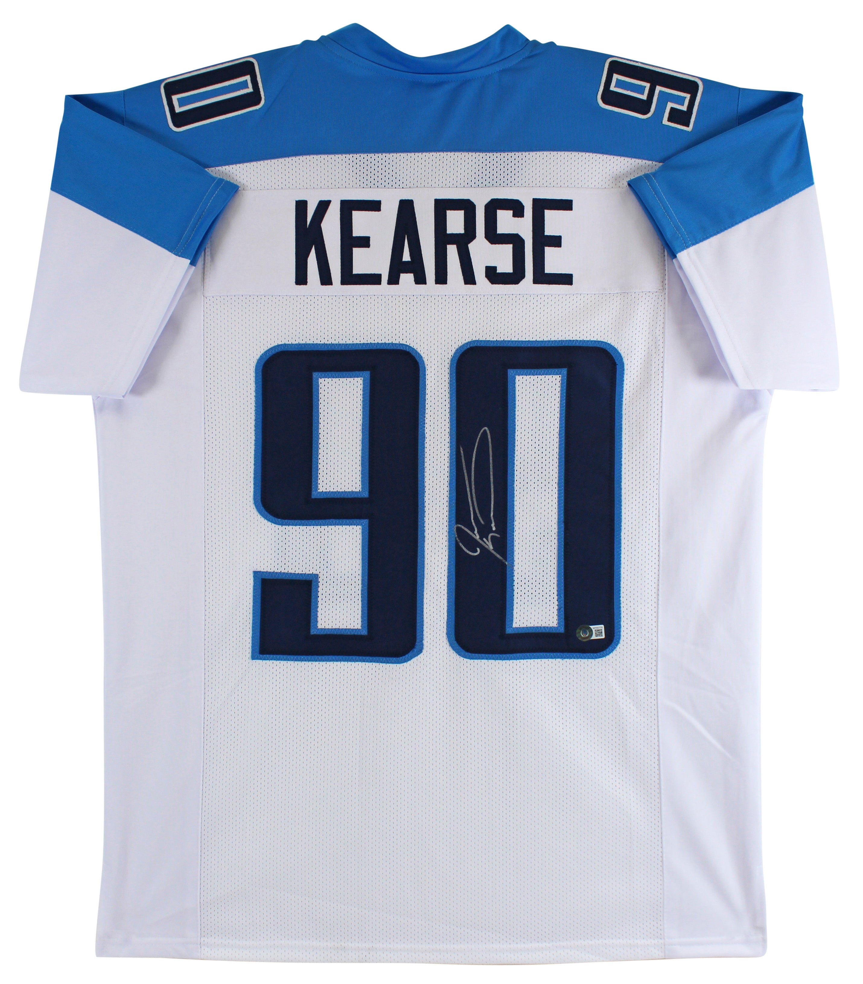 Jevon Kearse Authentic Signed White Pro Style Jersey Autographed BAS Witnessed